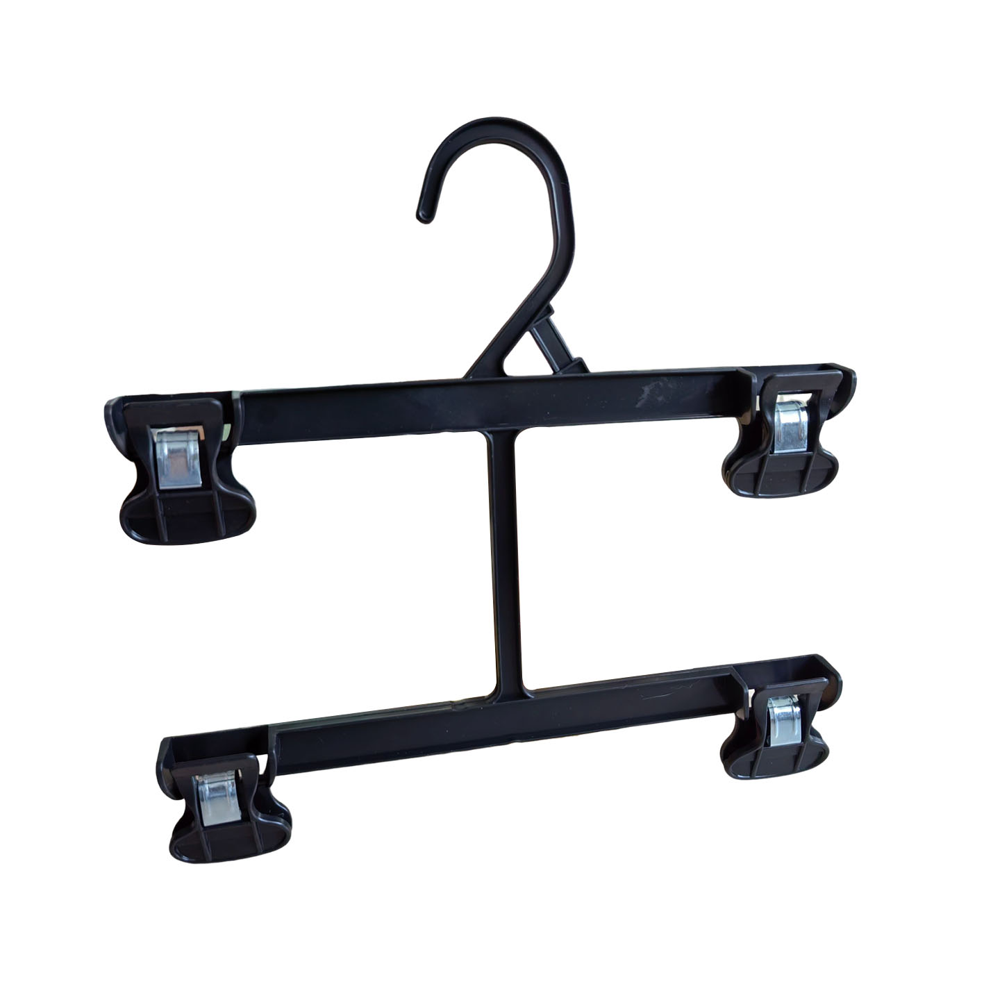 Wholesale Plastic Double Pants Hanger Set Combination Hangers for Display