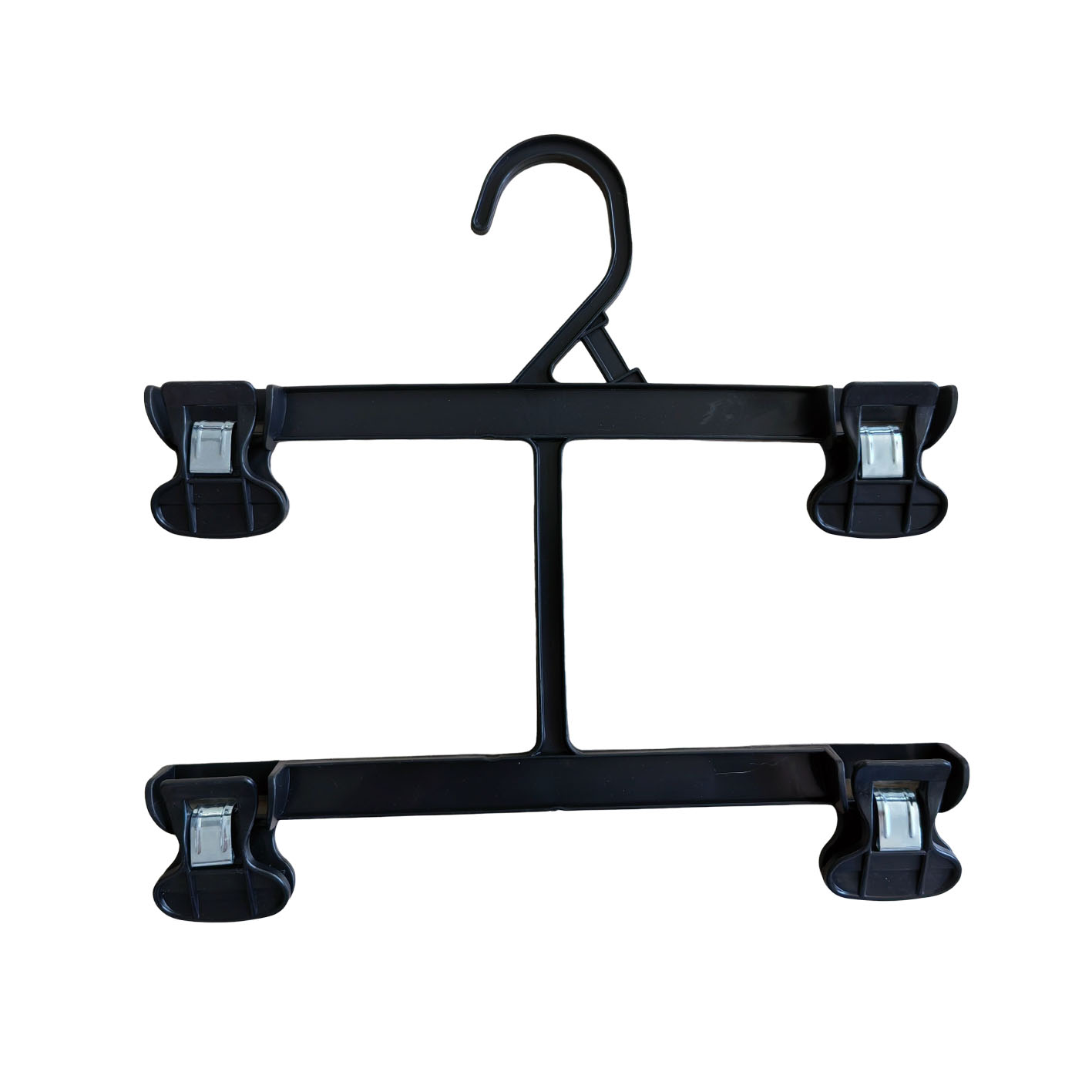 Wholesale Plastic Double Pants Hanger Set Combination Hangers for Display