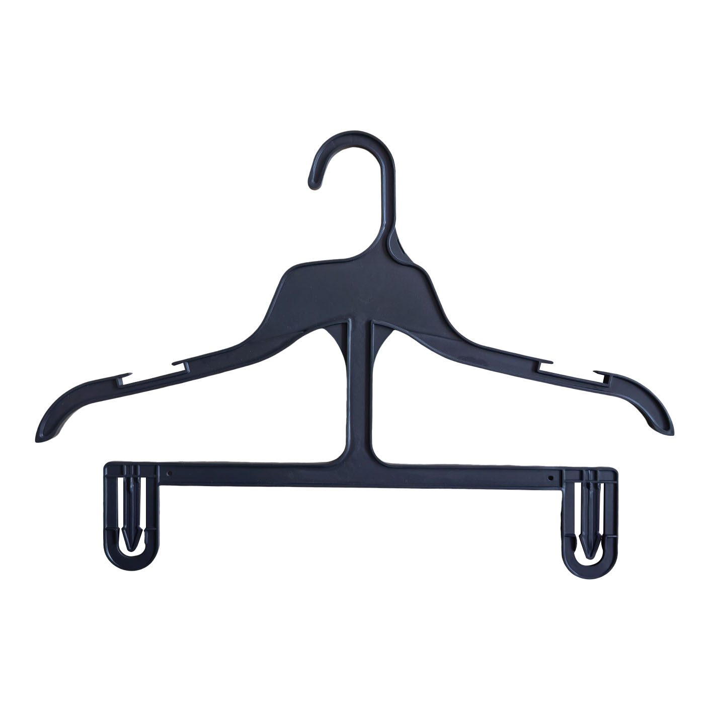 High Quality Plastic Kids Hanger Set Combination Clothes Hangers with Notched