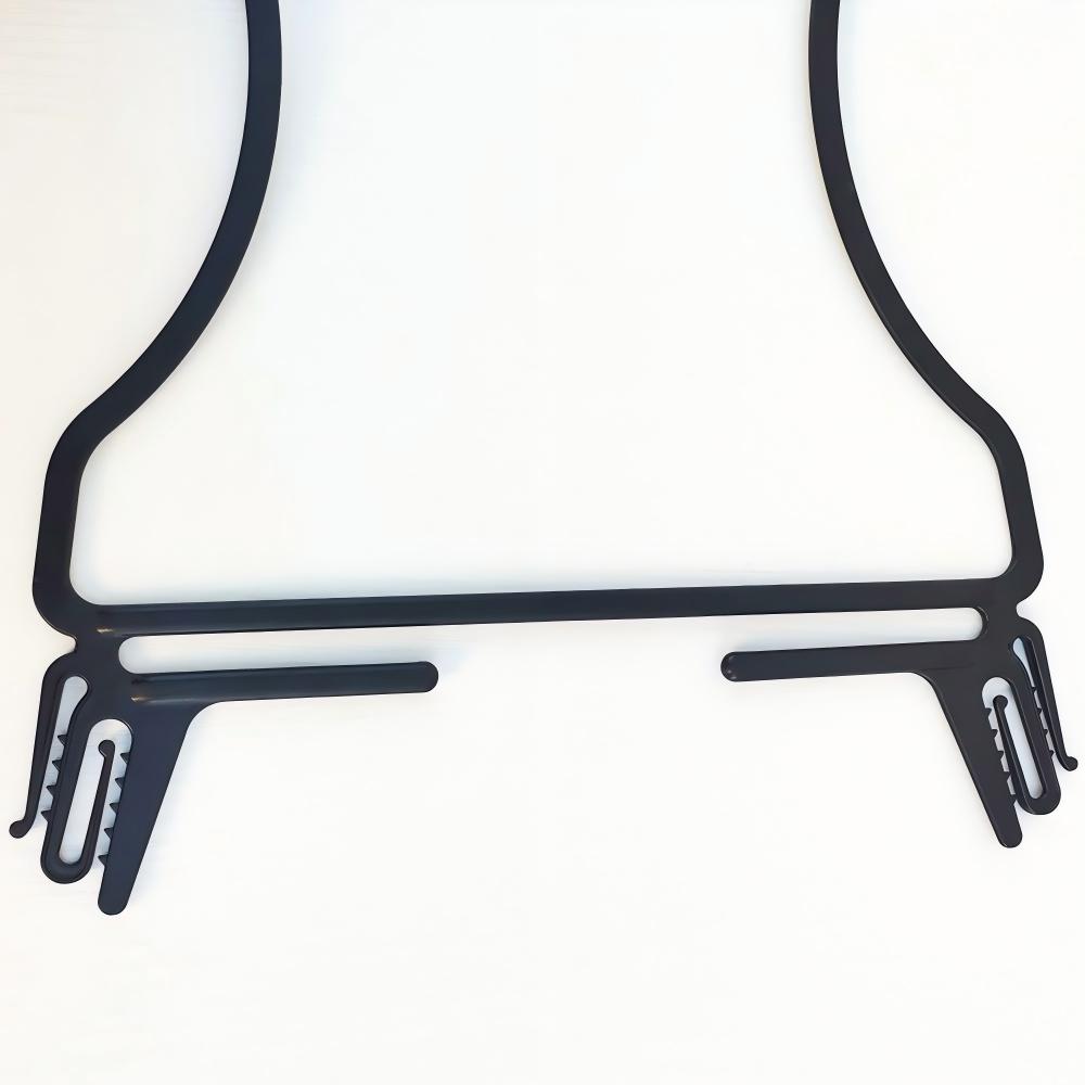 Manufacture Custom Luxury Plastic Frock Hangers Plastic Space Saving Kids Hangers