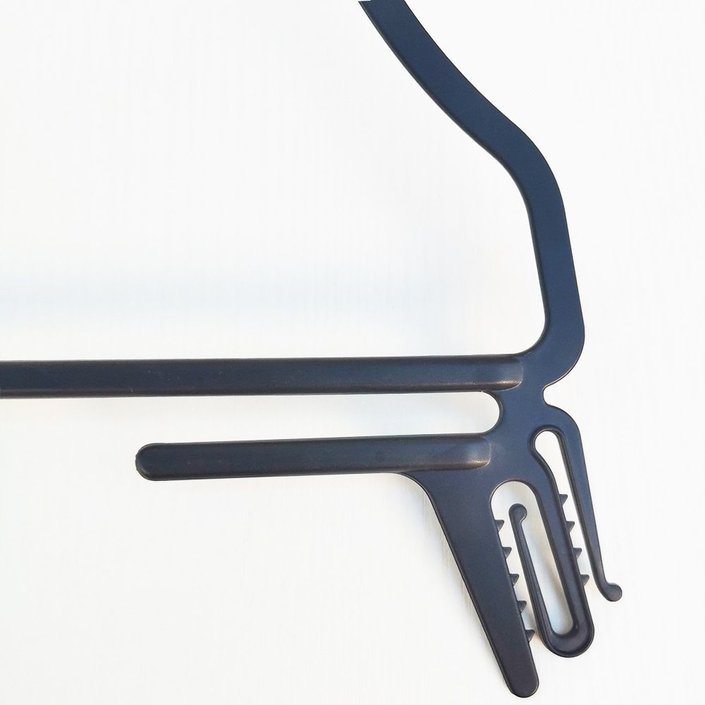 Manufacture Custom Luxury Plastic Frock Hangers Plastic Space Saving Kids Hangers