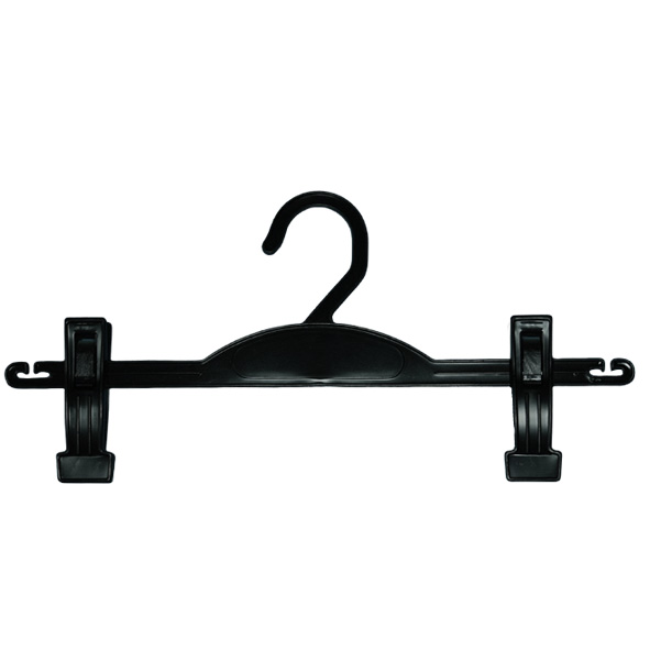 Wholesale Clothing Shop Hanger Plastic Trousers Pants Hangers with Clips