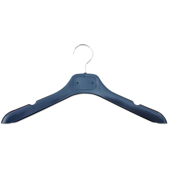 Hot Selling Black Suit Plastic Hanger with 360 Swivel Metal Hook