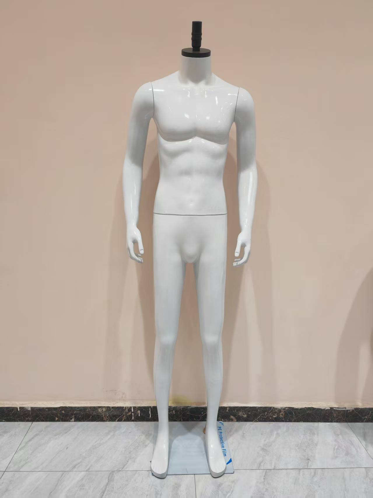 Muscle Man Mannequin Dummy Display, Sport Fitness Model Torso Standing, Full Mannequins Body Male, Realistic Manikin Dress Form for Selling Clothes