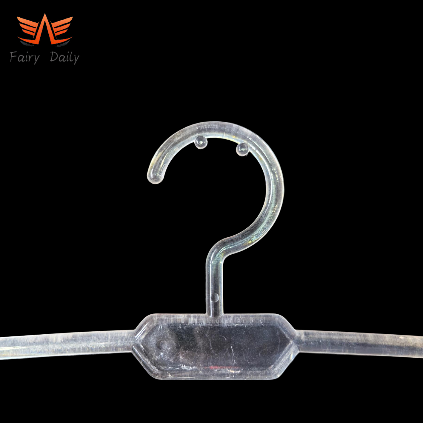 Hot Selling Plastic Clear Underwear Hanger Top Bra Coat Hanger