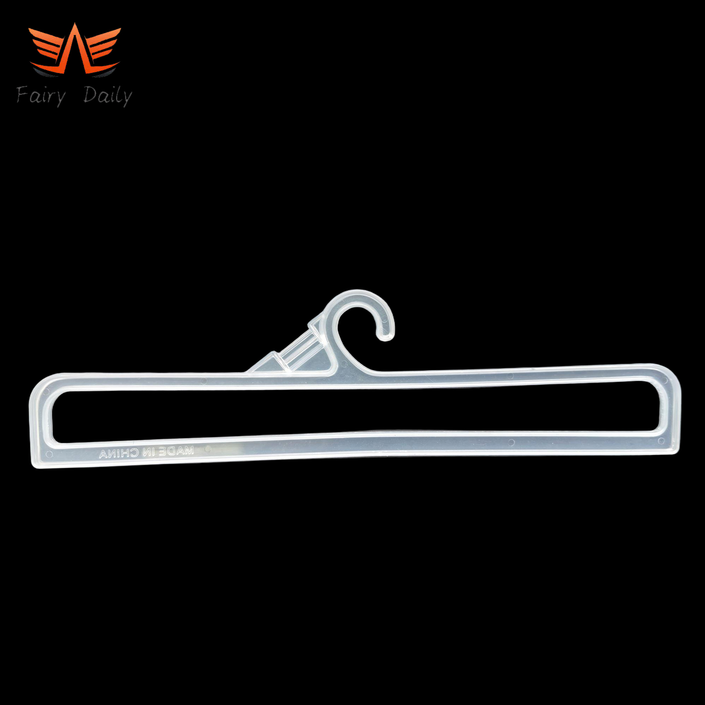 Hot Selling Plastic Scarf Hangers Black Scarf Hangers for Display Plastic Hangers