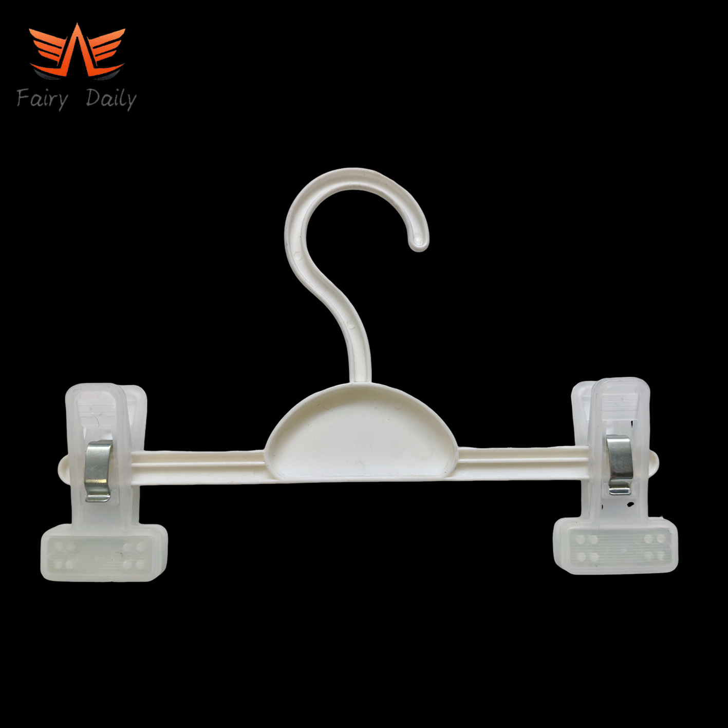 Vics Plastic Whitesuit Pants/ Trousers/Bottom/Girl's Skirt Clips Hangers