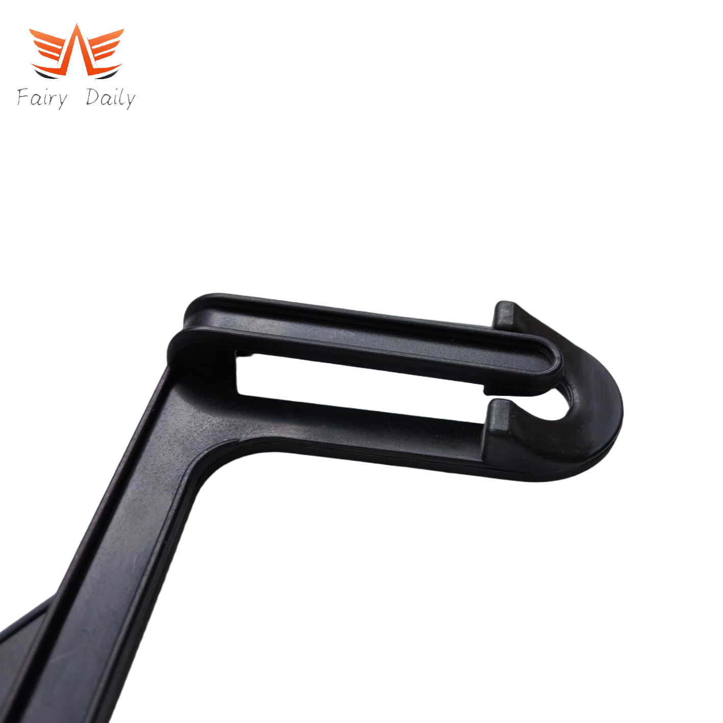Vics Black Plastic Connect Pants Hanger for Kids Skirt Clothes Hangers