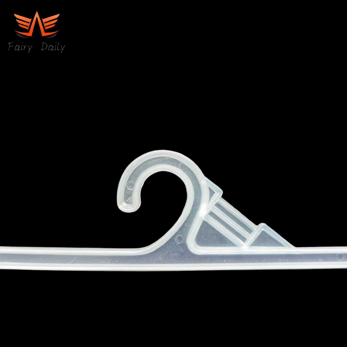 Hot Selling Plastic Scarf Hangers Black Scarf Hangers for Display Plastic Hangers