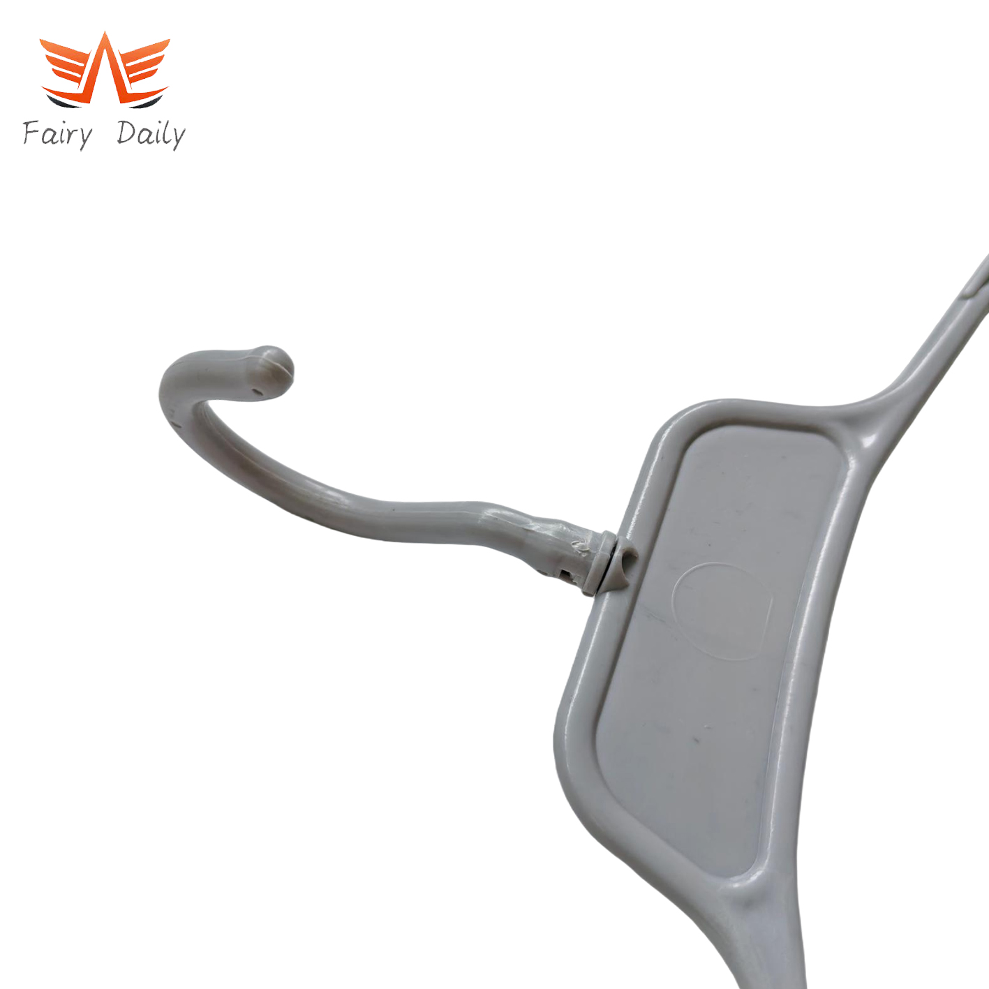 Wholesale Grey Plastic Suits Hanger, Swivel Hook Plastic Clothes Hangers