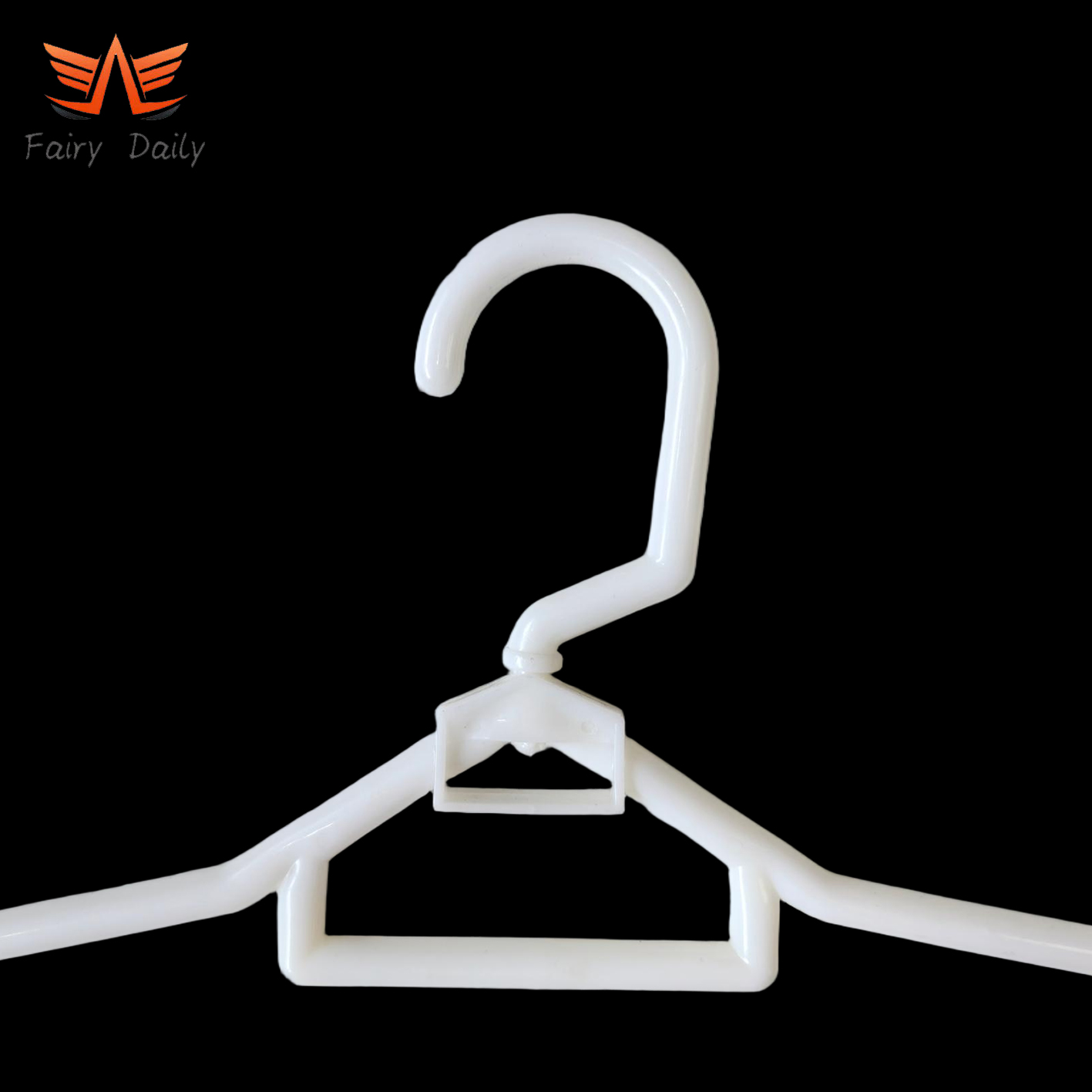 High-Quality White Plastic Coat Shirt Hangers for Home Clothes Stores