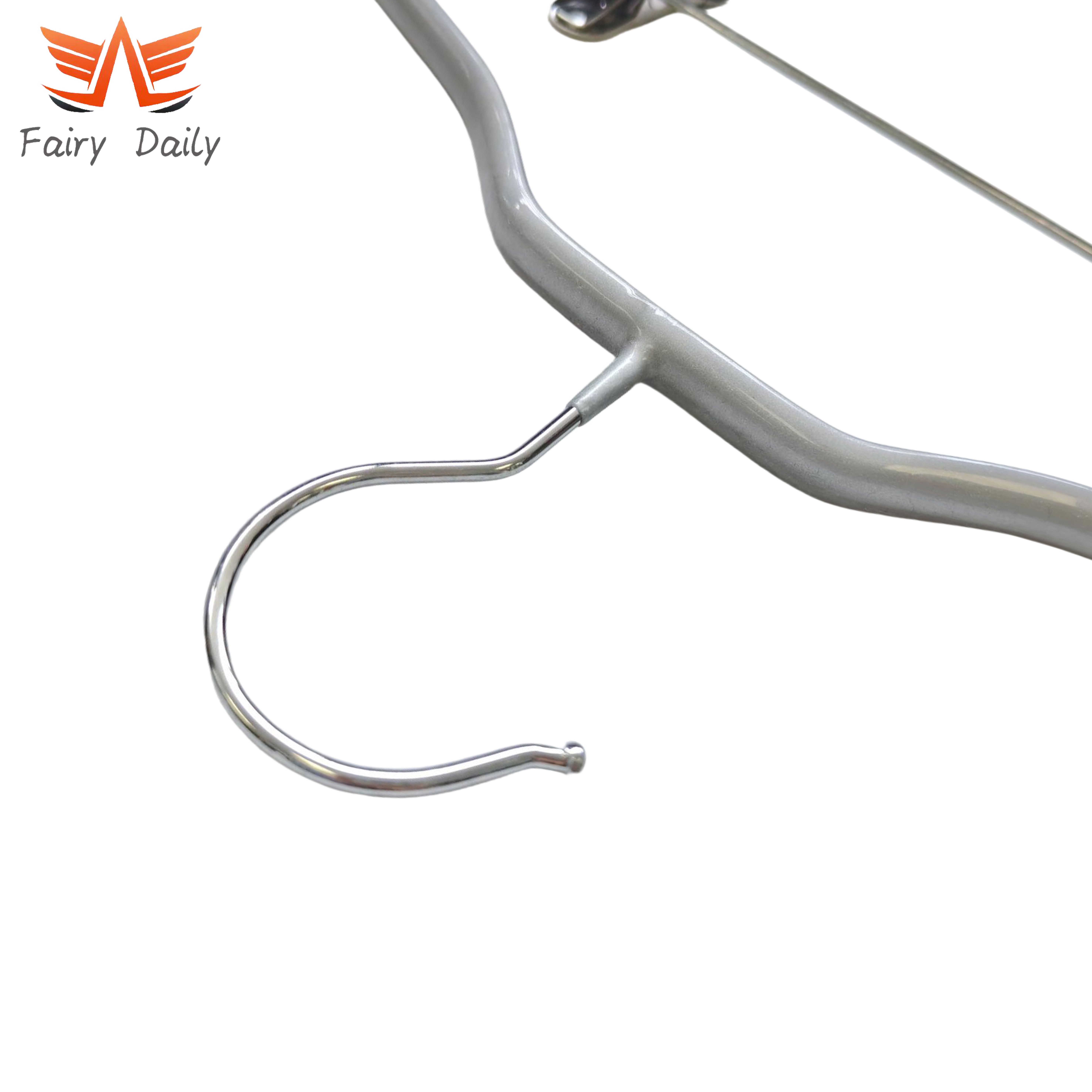 High-Quality Non-Slip Metal Clothes Pants Hanger with Adjustable Clips