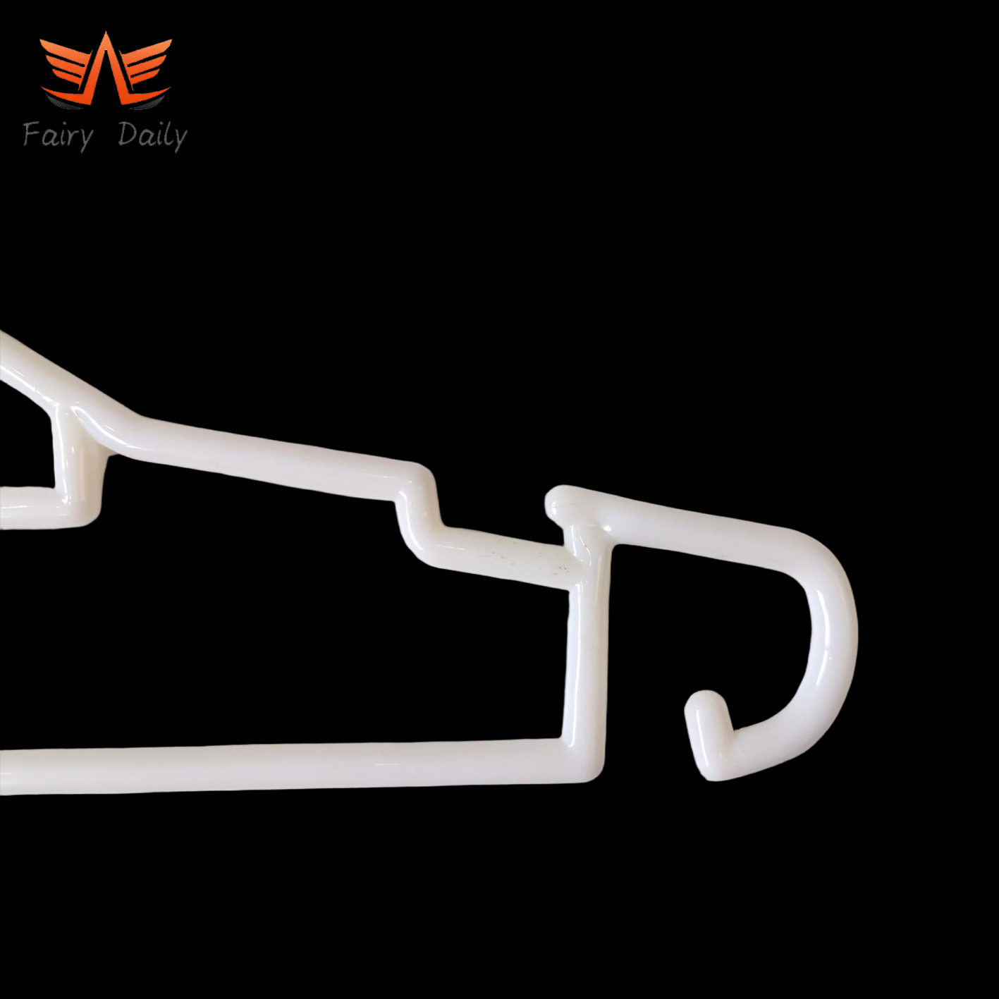 High-Quality White Plastic Coat Shirt Hangers for Home Clothes Stores