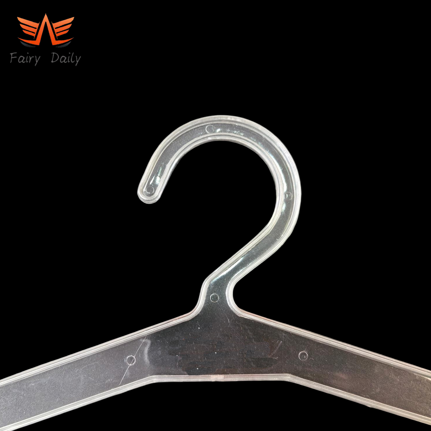 Hot Selling Plastic Clear Underwear Hanger Top Bra Coat Hanger