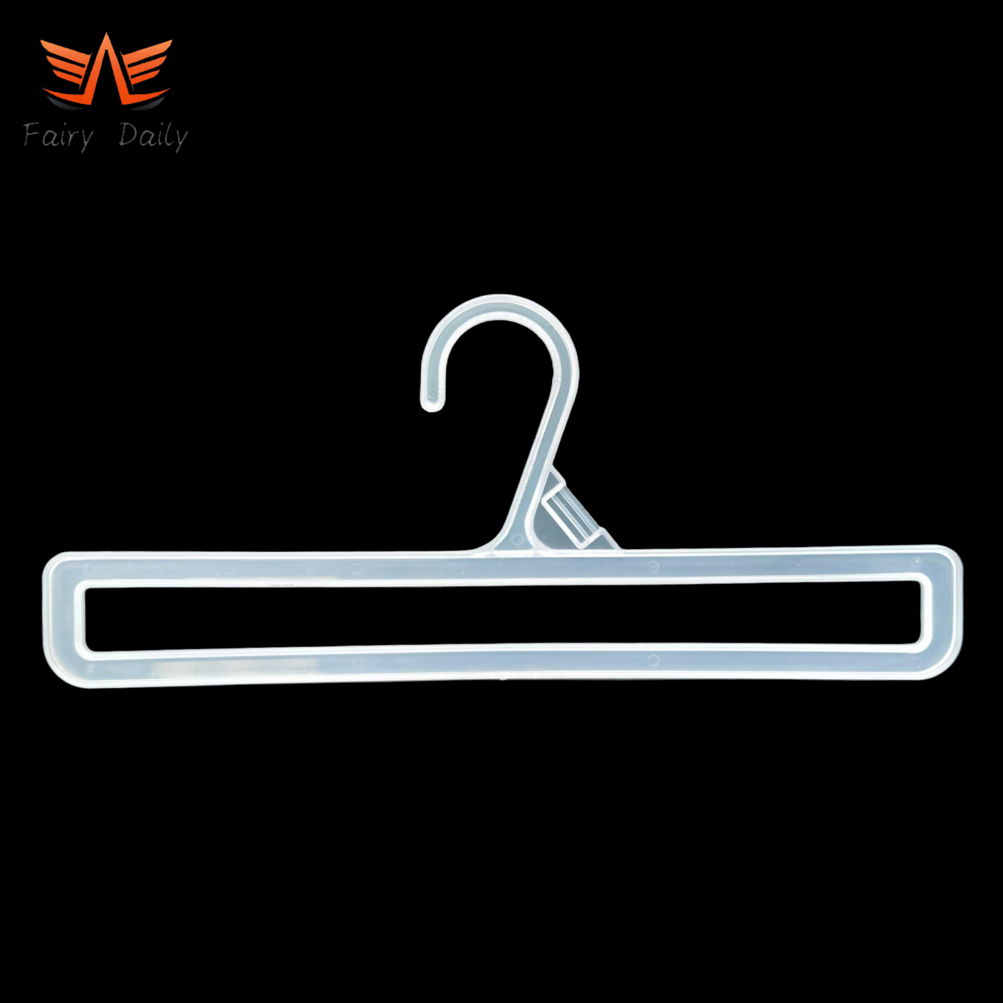Hot Selling Plastic Scarf Hangers Black Scarf Hangers for Display Plastic Hangers
