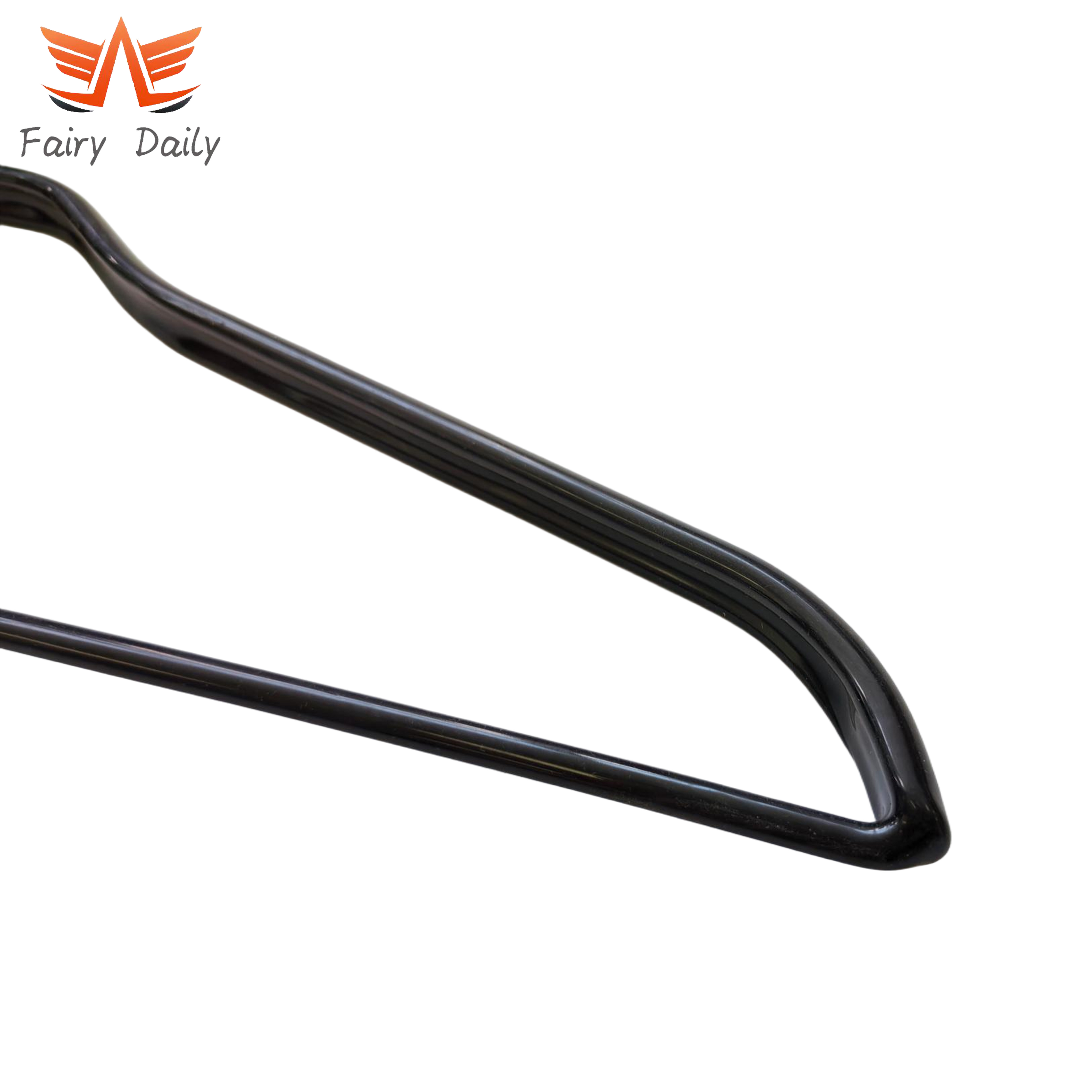 PVC Coating Non-Slip Wire Metal Clothes Hanger for Coat Suit Shirts