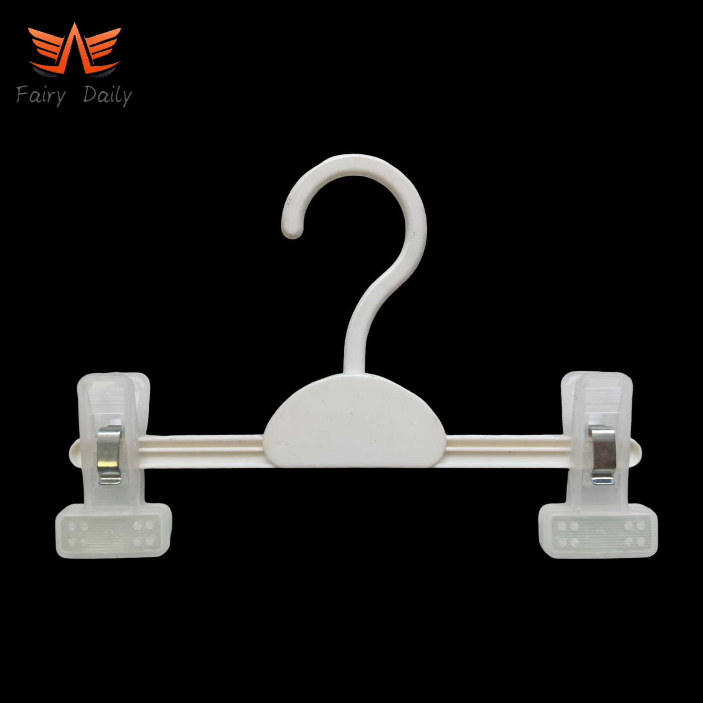 Vics Plastic Whitesuit Pants/ Trousers/Bottom/Girl's Skirt Clips Hangers
