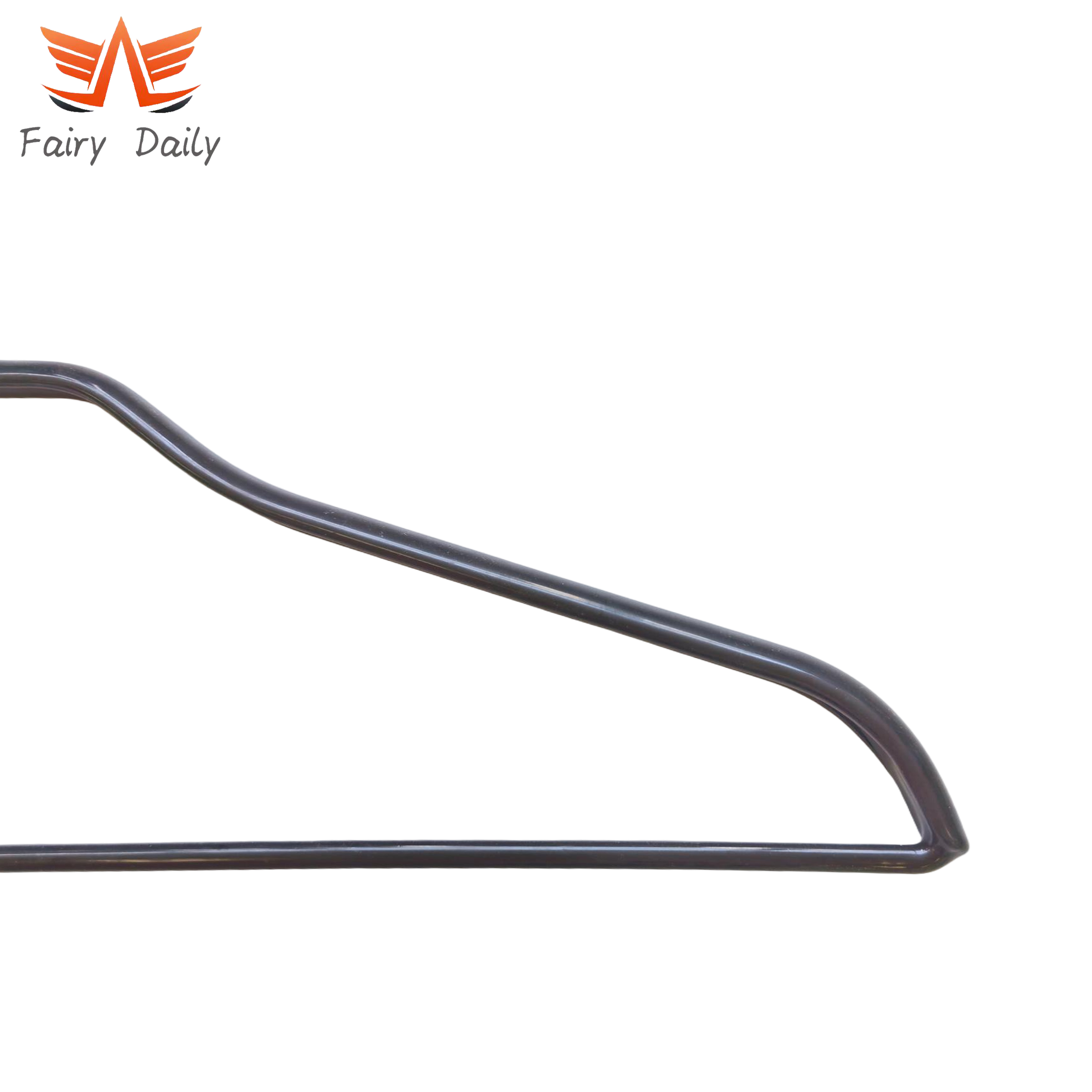PVC Coating Non-Slip Wire Metal Clothes Hanger for Coat Suit Shirts