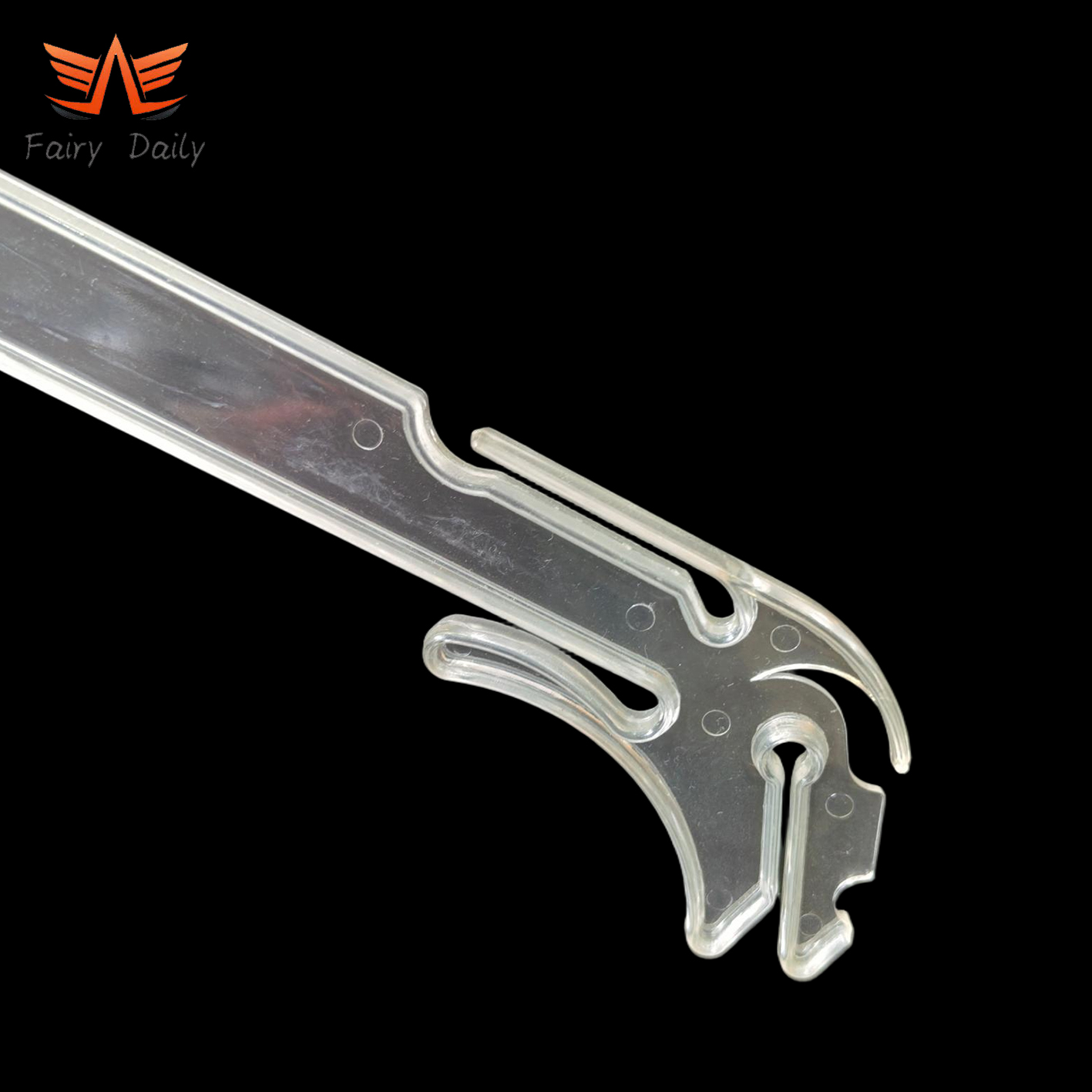 Hot Selling Plastic Clear Underwear Hanger Top Bra Coat Hanger