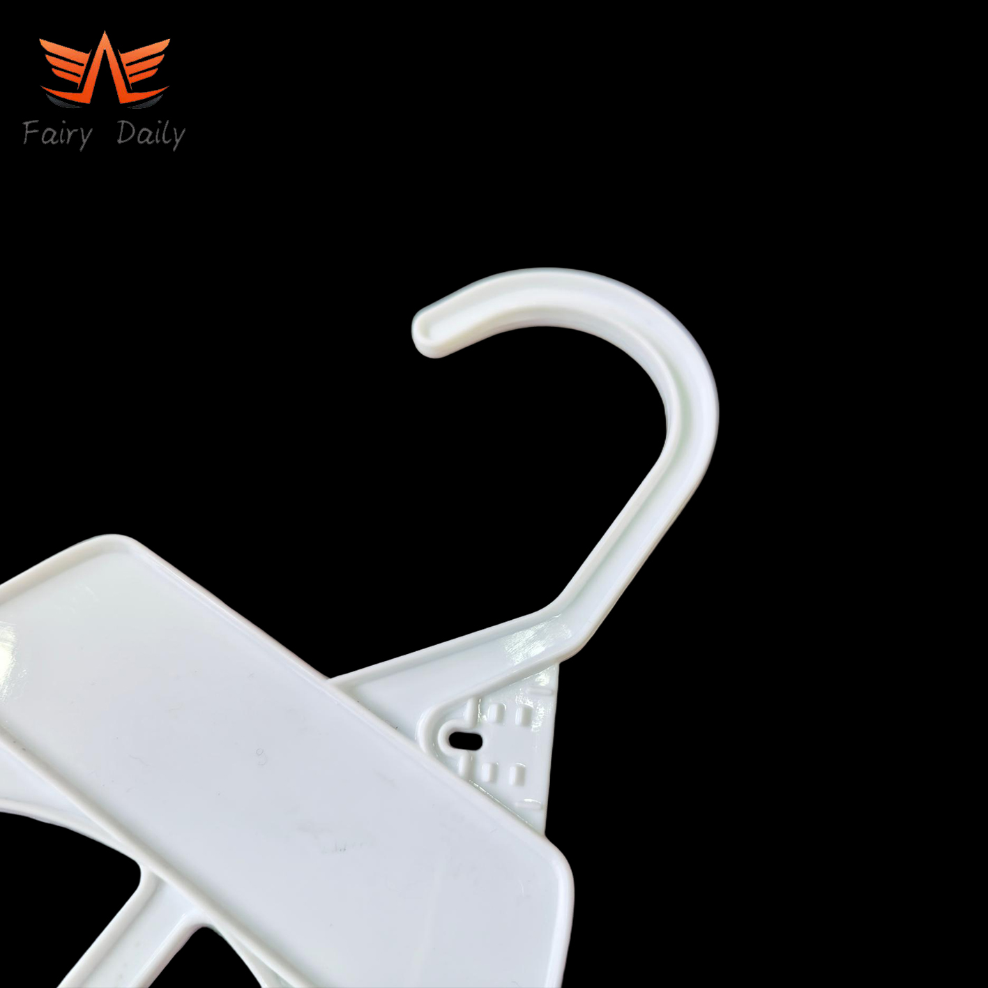 Supply Kids Plastic Hanger with Pants Hanger Together in a Set