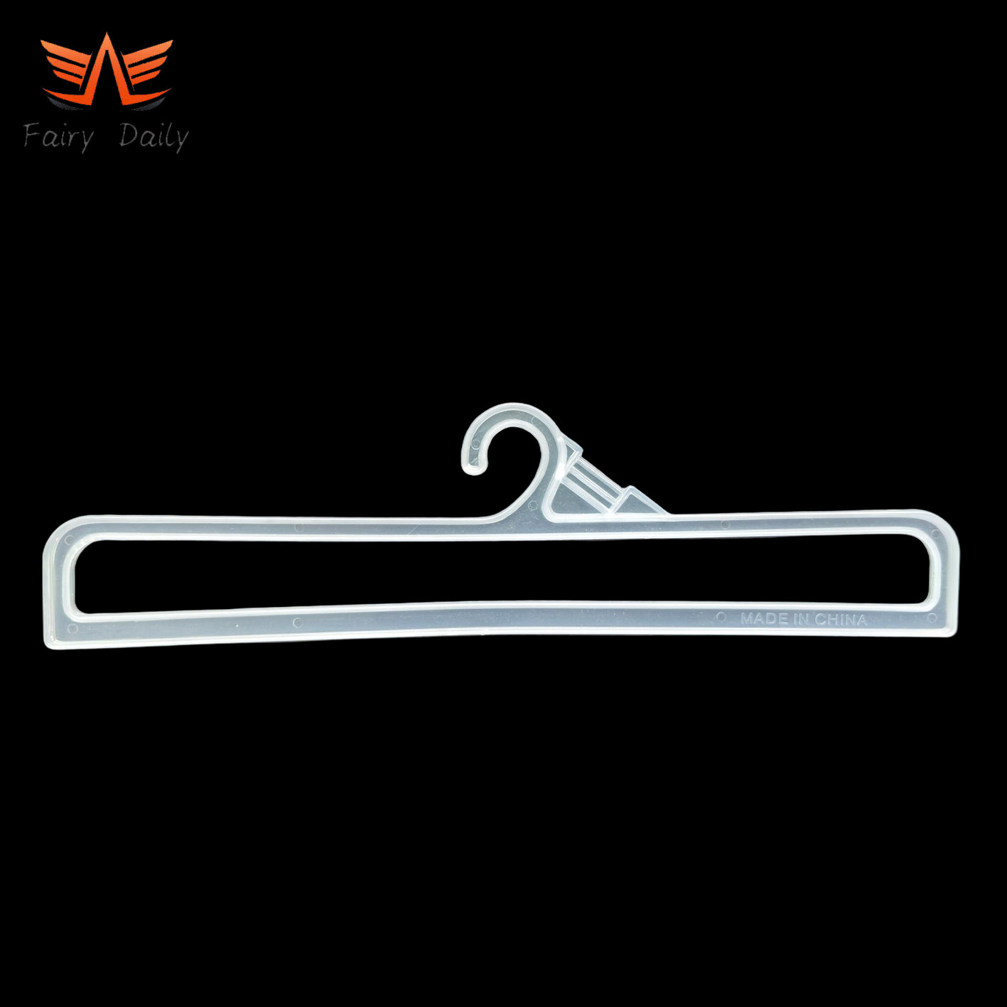 Hot Selling Plastic Scarf Hangers Black Scarf Hangers for Display Plastic Hangers