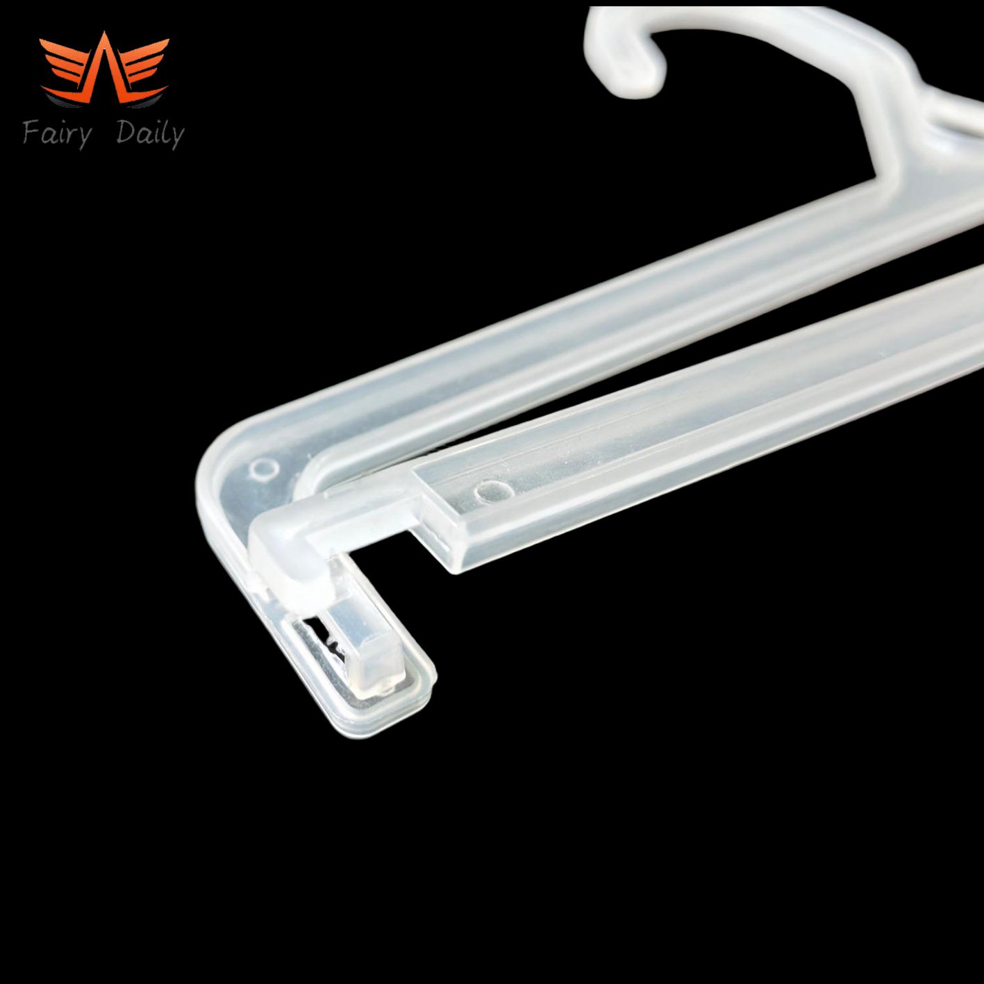 Folded Plastic Pant Hanger, Plastic Towel Coat Hanger