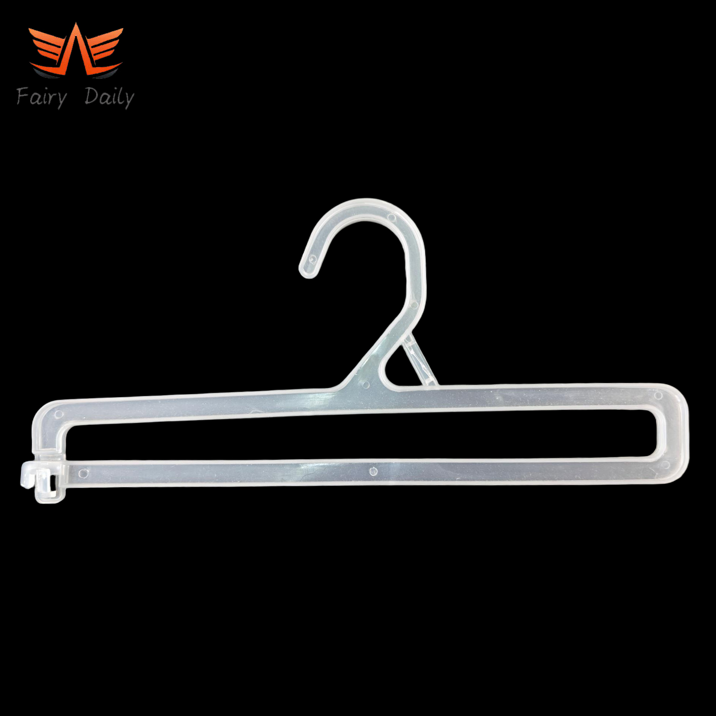 Folded Plastic Pant Hanger, Plastic Towel Coat Hanger