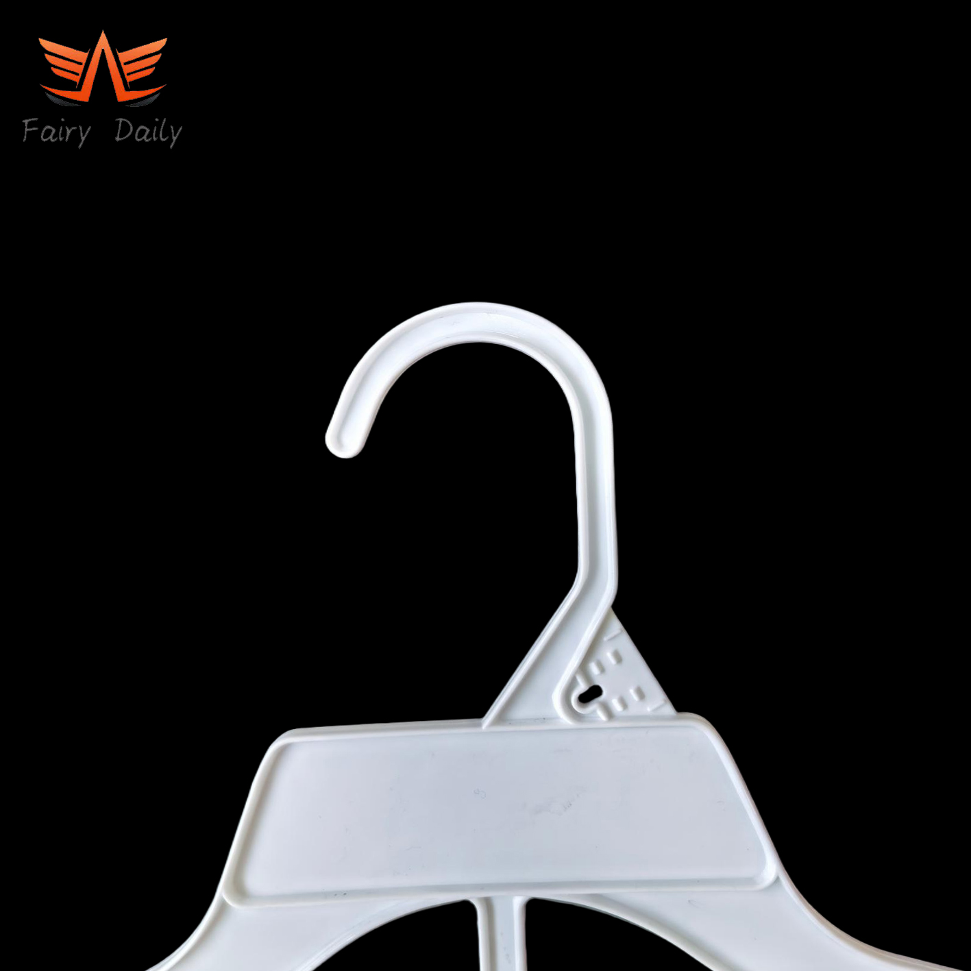 Supply Kids Plastic Hanger with Pants Hanger Together in a Set