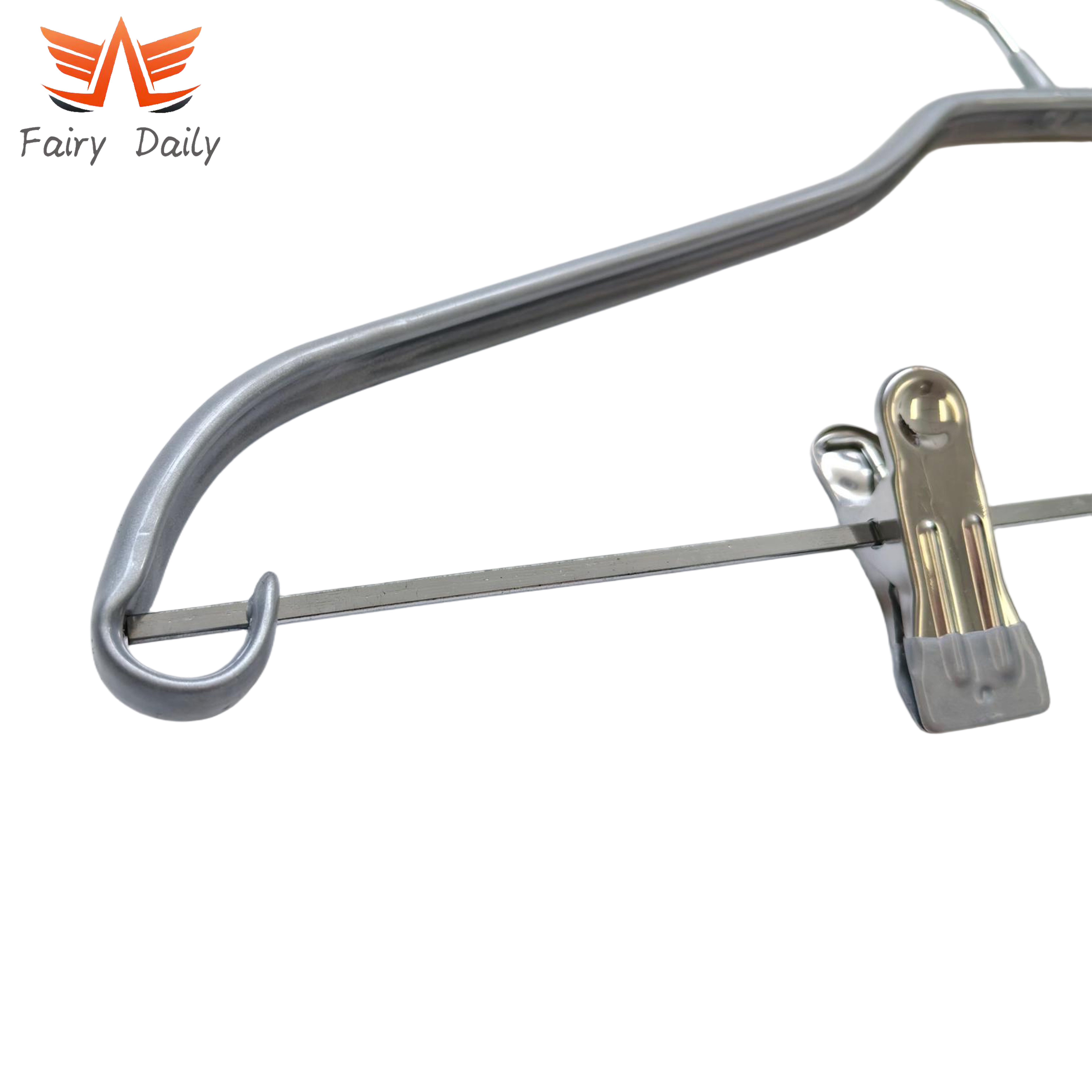 High-Quality Non-Slip Metal Clothes Pants Hanger with Adjustable Clips