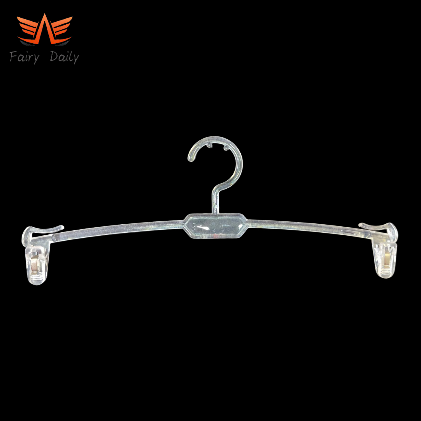 Hot Selling Plastic Clear Underwear Hanger Top Bra Coat Hanger