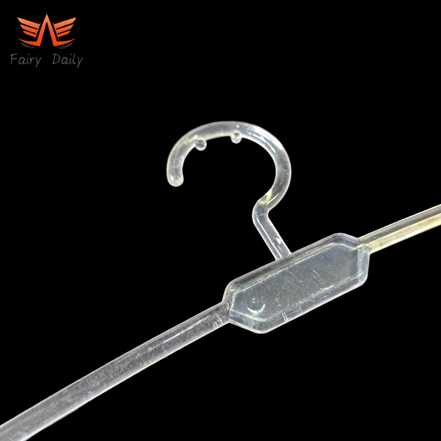 Hot Selling Plastic Clear Underwear Hanger Top Bra Coat Hanger