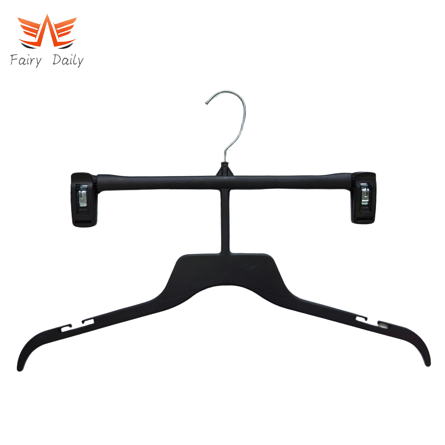 Plastic Baby Hanger with Clips, Clip Hanger for Baby Clothes