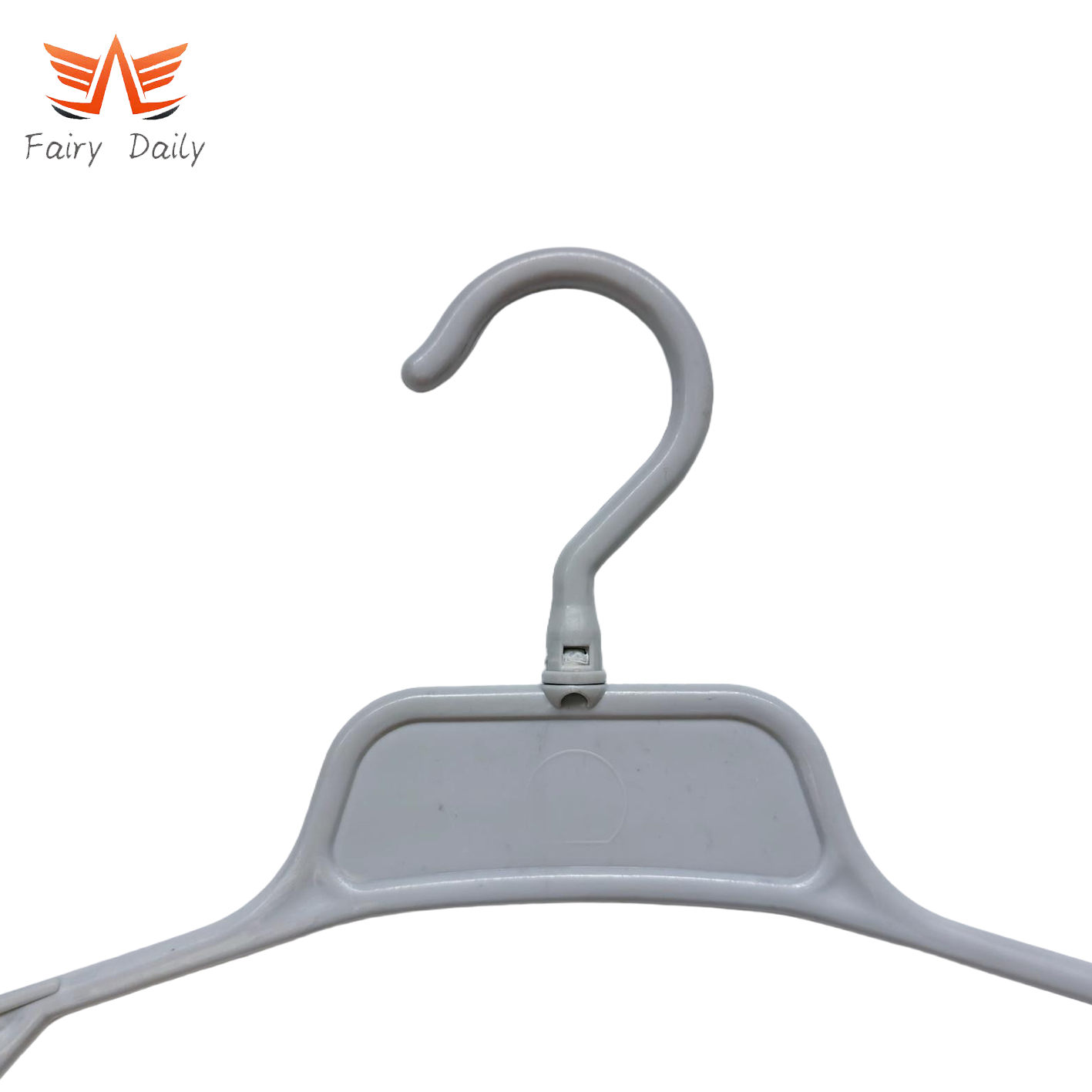Wholesale Grey Plastic Suits Hanger, Swivel Hook Plastic Clothes Hangers