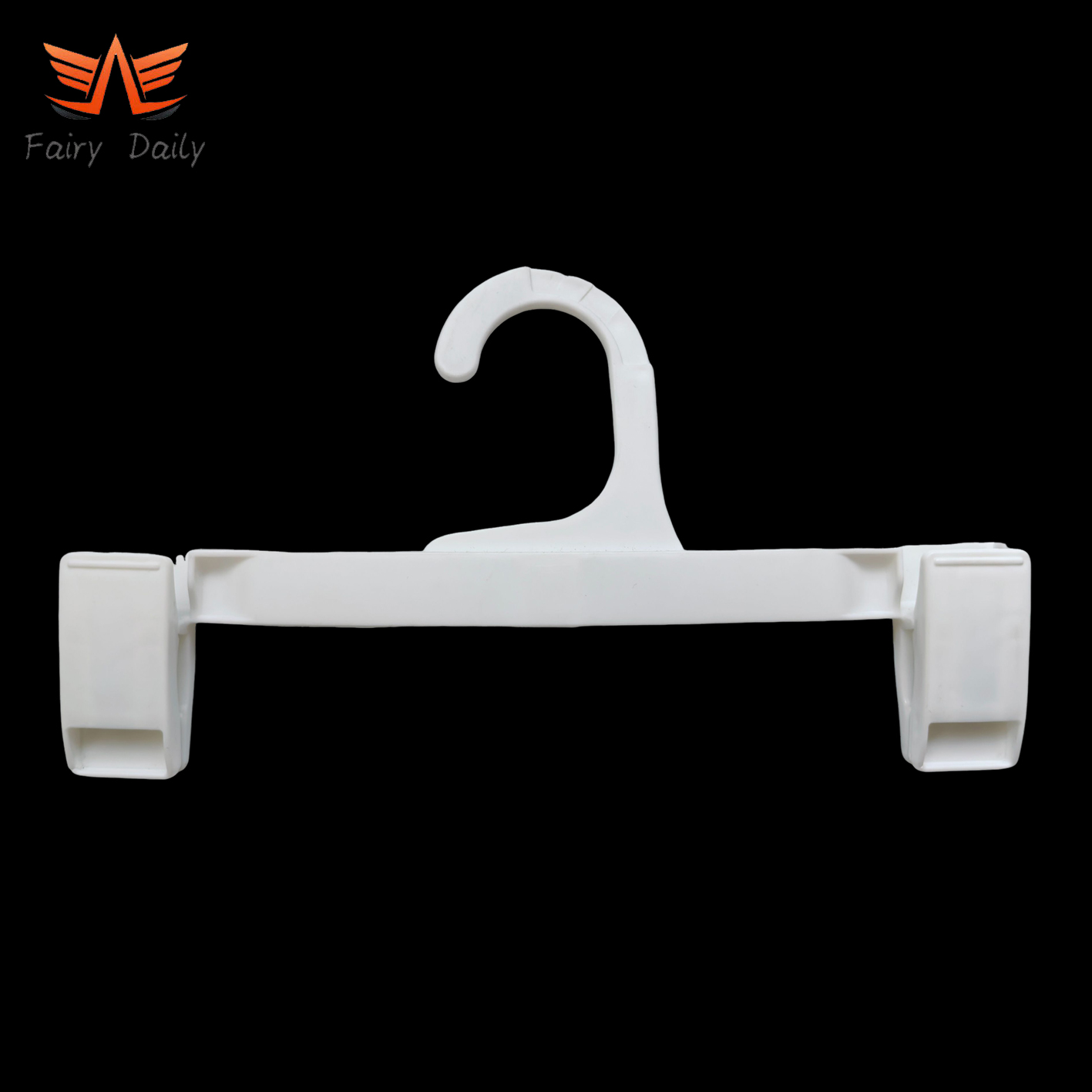 Plastic Pants Hanger with Clips Trouser Hanger