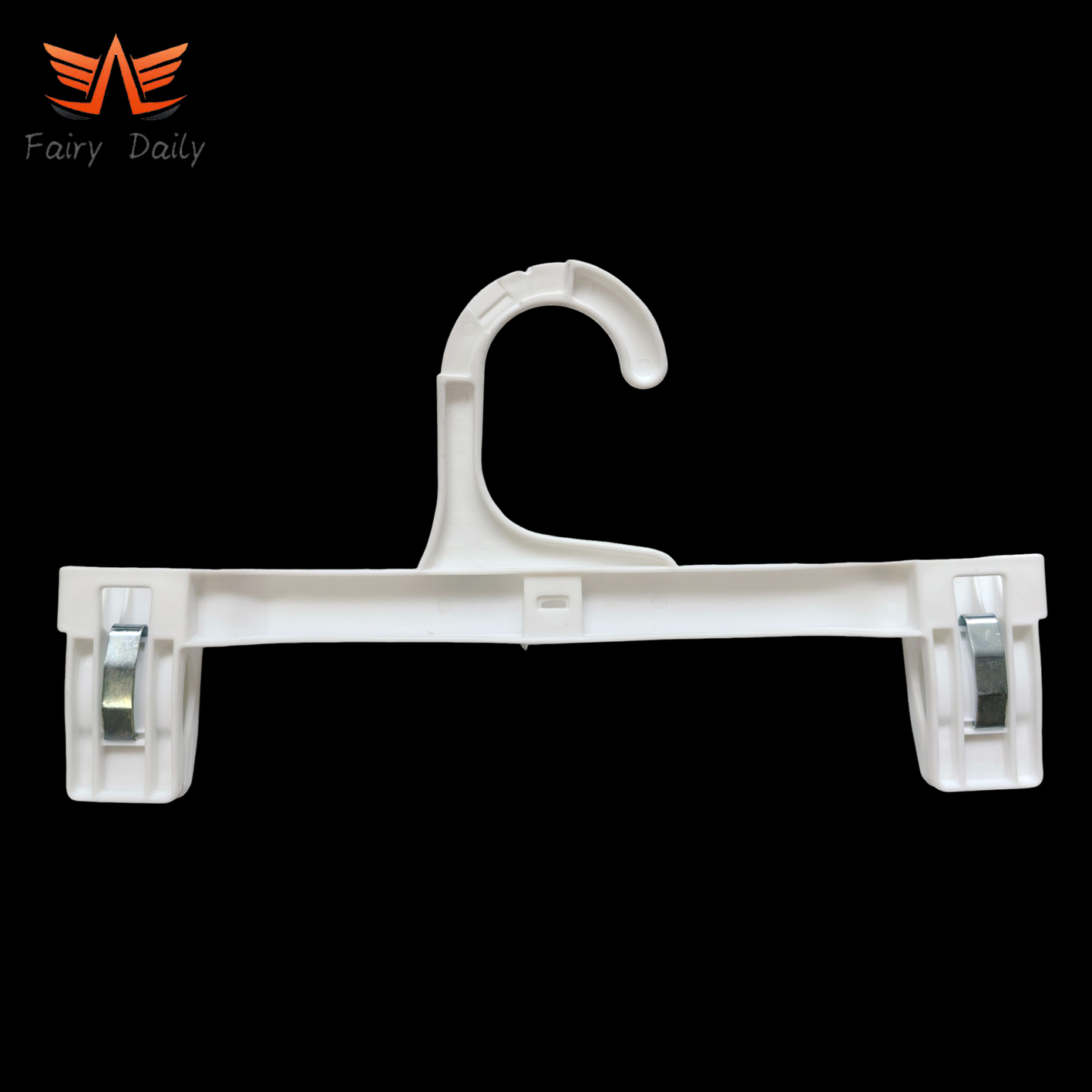 Plastic Pants Hanger with Clips Trouser Hanger