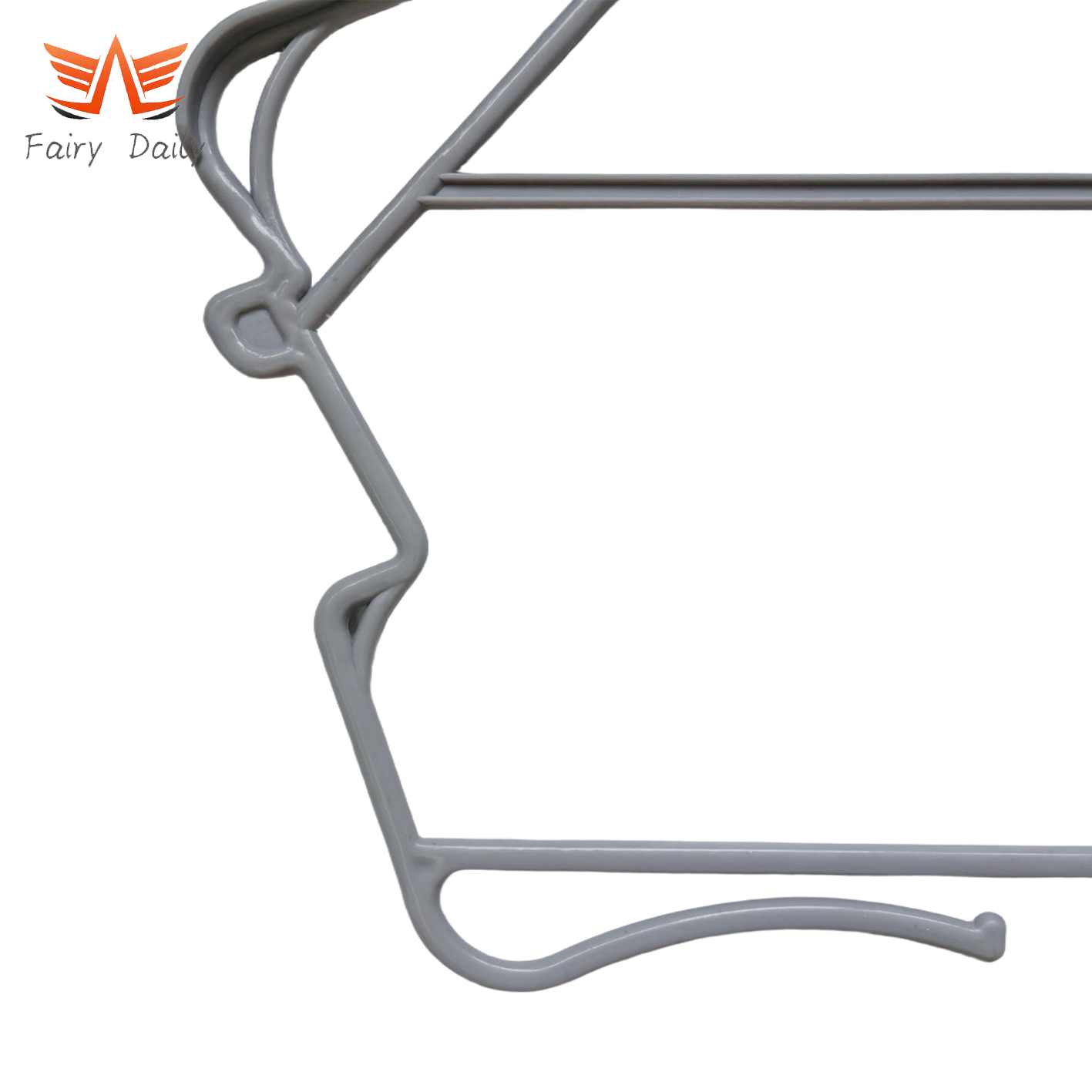 Wholesale Grey Plastic Suits Hanger, Swivel Hook Plastic Clothes Hangers