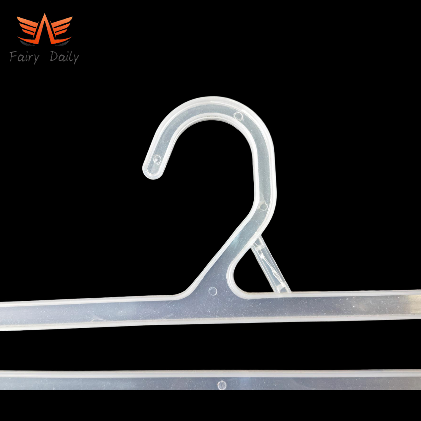 Folded Plastic Pant Hanger, Plastic Towel Coat Hanger