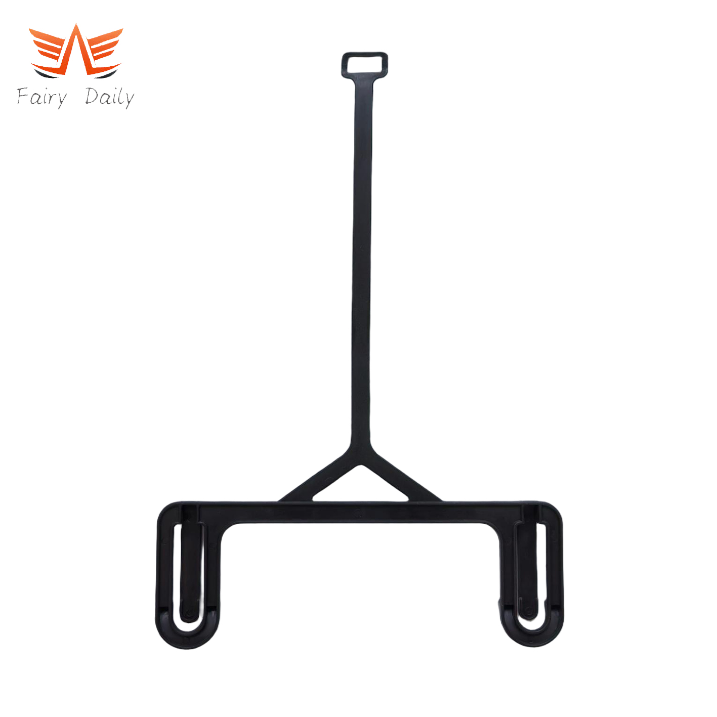 Vics Black Plastic Connect Pants Hanger for Kids Skirt Clothes Hangers