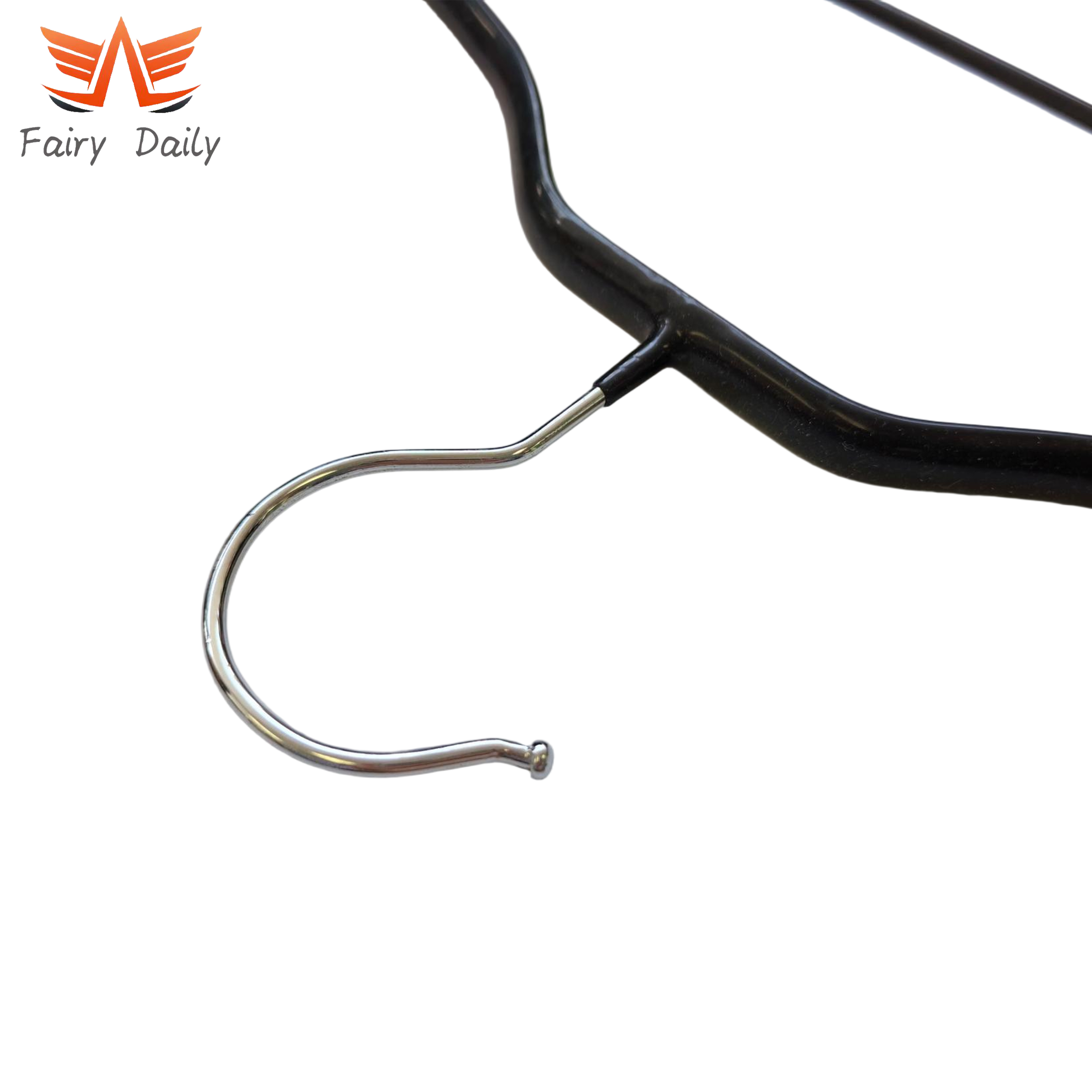 PVC Coating Non-Slip Wire Metal Clothes Hanger for Coat Suit Shirts