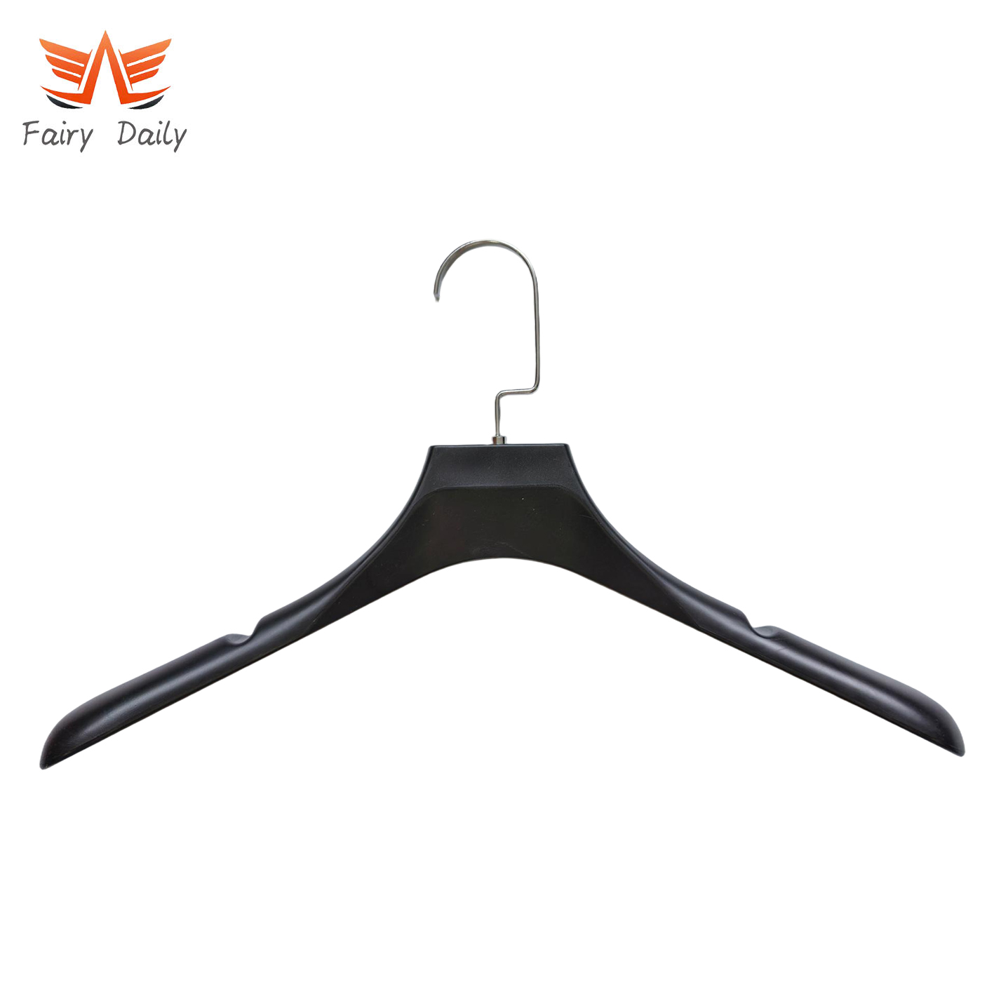 Best Seller Black Plastic Suit Hanger /Pants Hanger for Shop