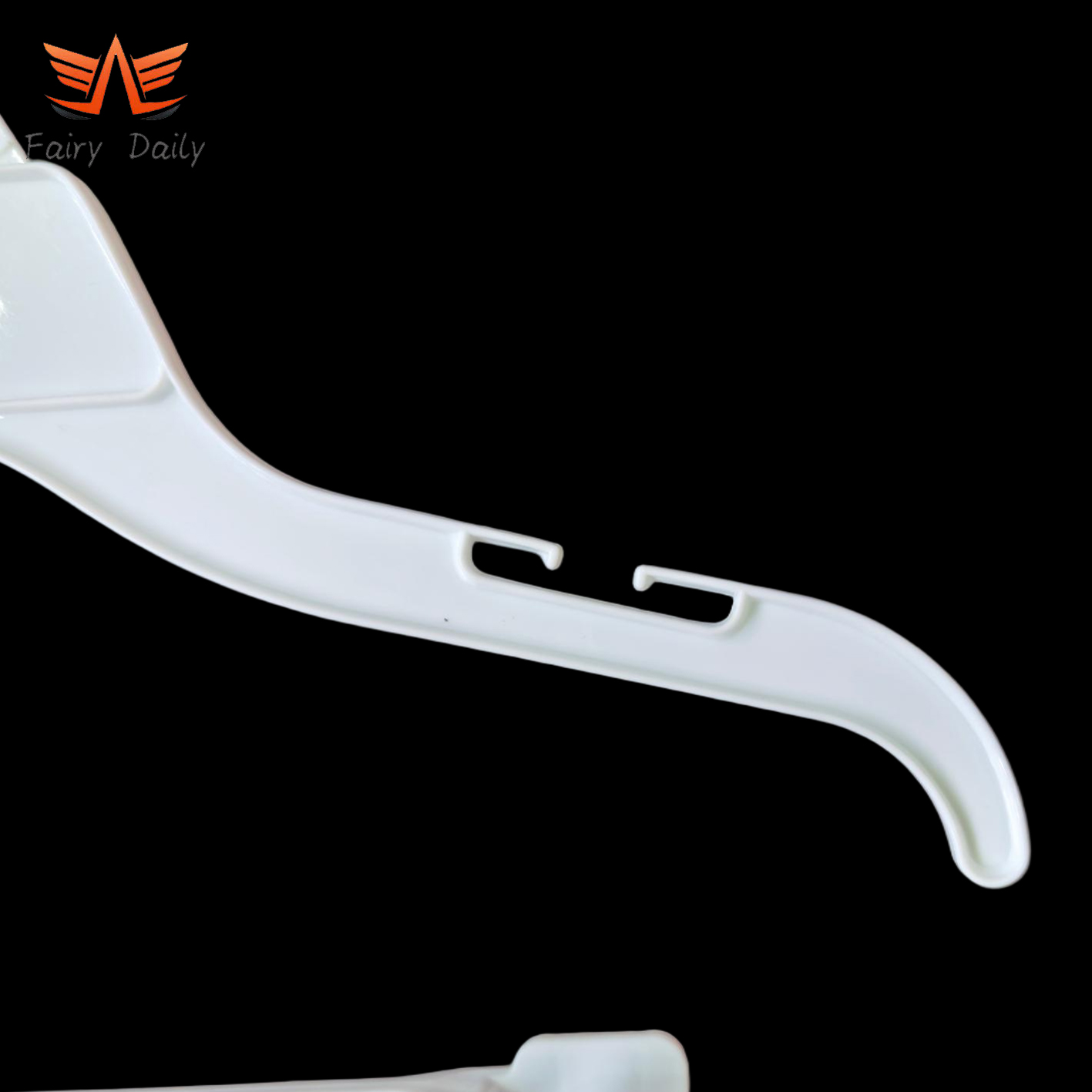 Supply Kids Plastic Hanger with Pants Hanger Together in a Set