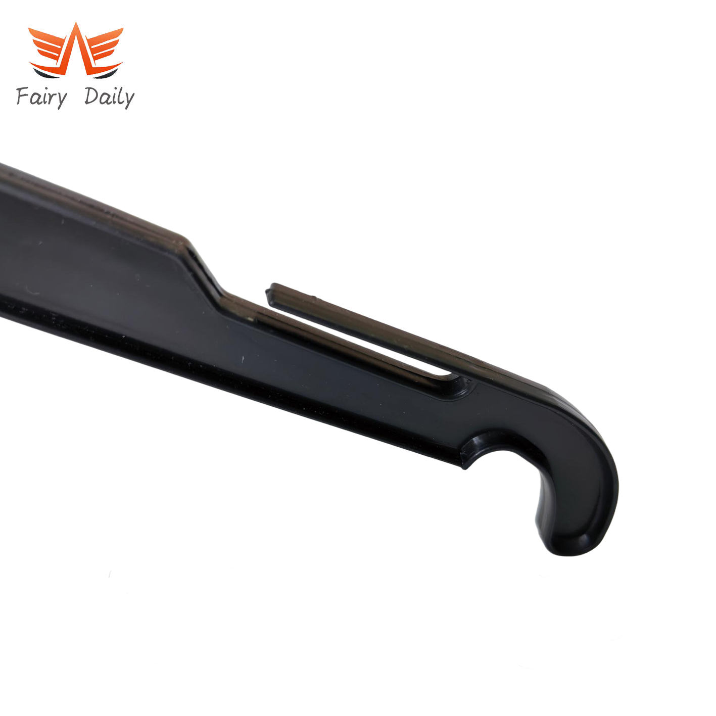 Plastic Coat Top Hanger Black Clothes Hangers for Clothes Stores