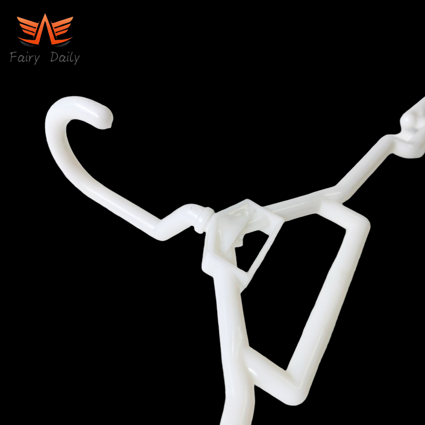 High-Quality White Plastic Coat Shirt Hangers for Home Clothes Stores