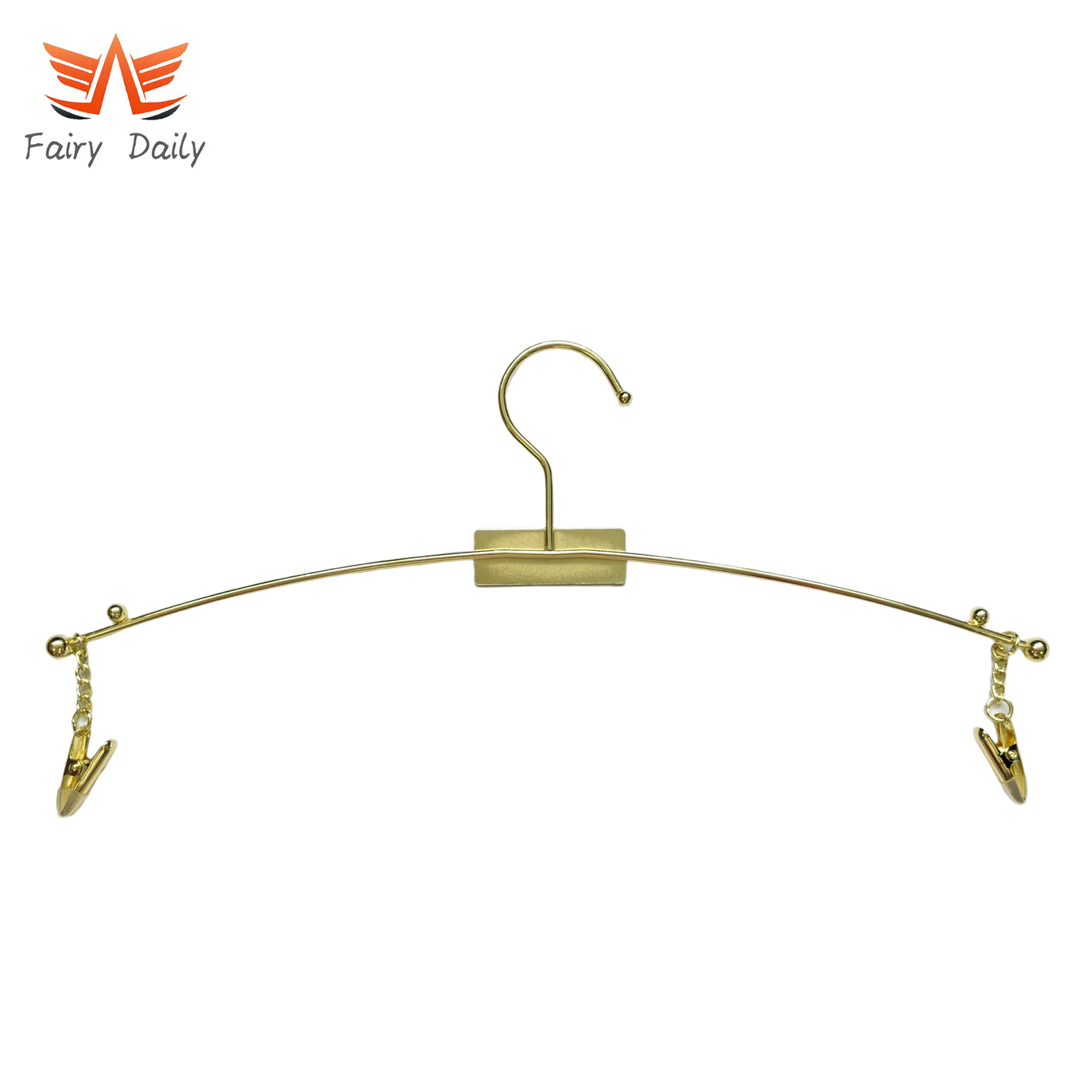 Durable Women Metallic Metal Underwear Bra Bottom Hanger for Display