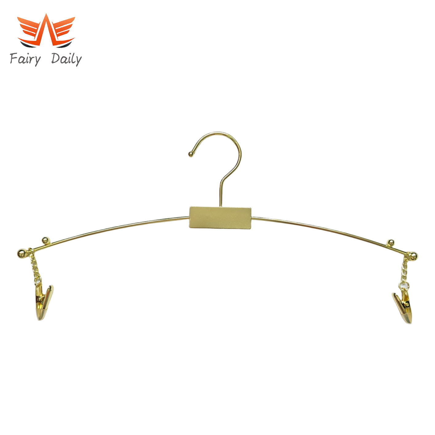 Durable Women Metallic Metal Underwear Bra Bottom Hanger for Display