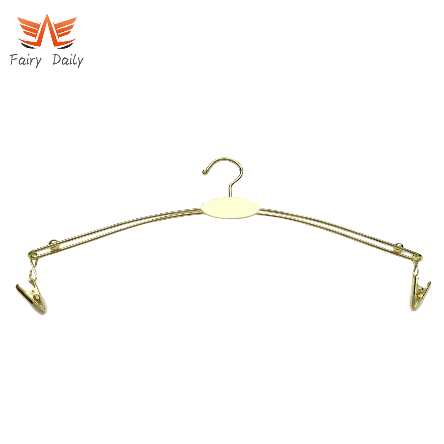 Women Metal Underwear Bra Hanger Durable Pants Clothes Hangers with Clips