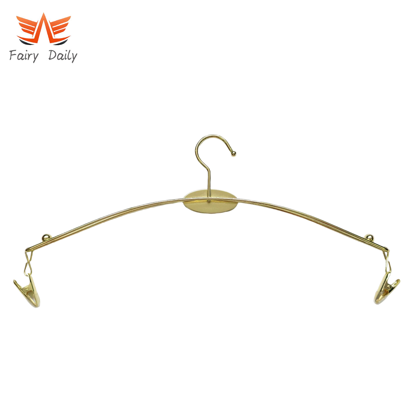 Women Metal Underwear Bra Hanger Durable Pants Clothes Hangers with Clips