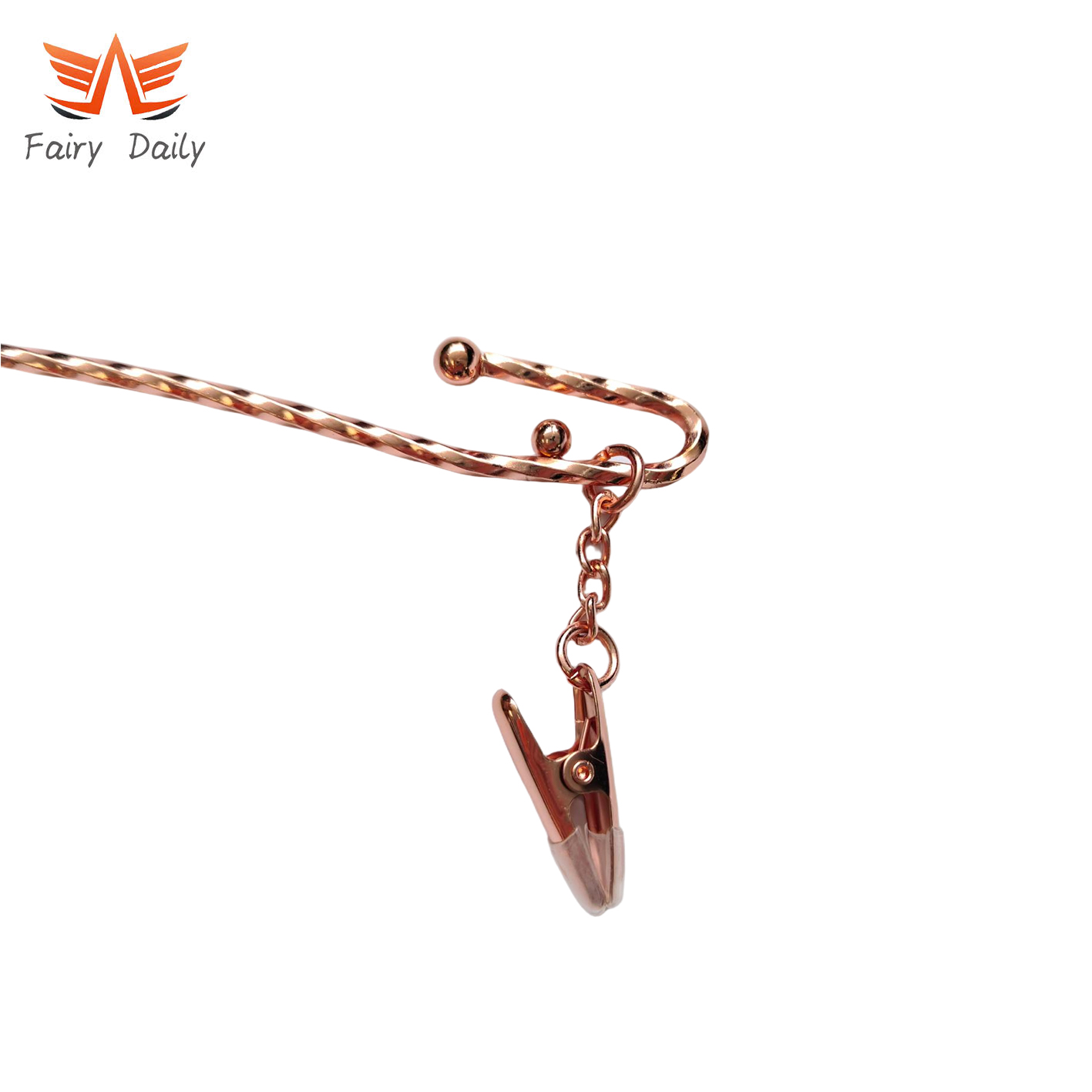 Metal Underwear Bra Hanger Durable Pants Clothes Hangers with Clips
