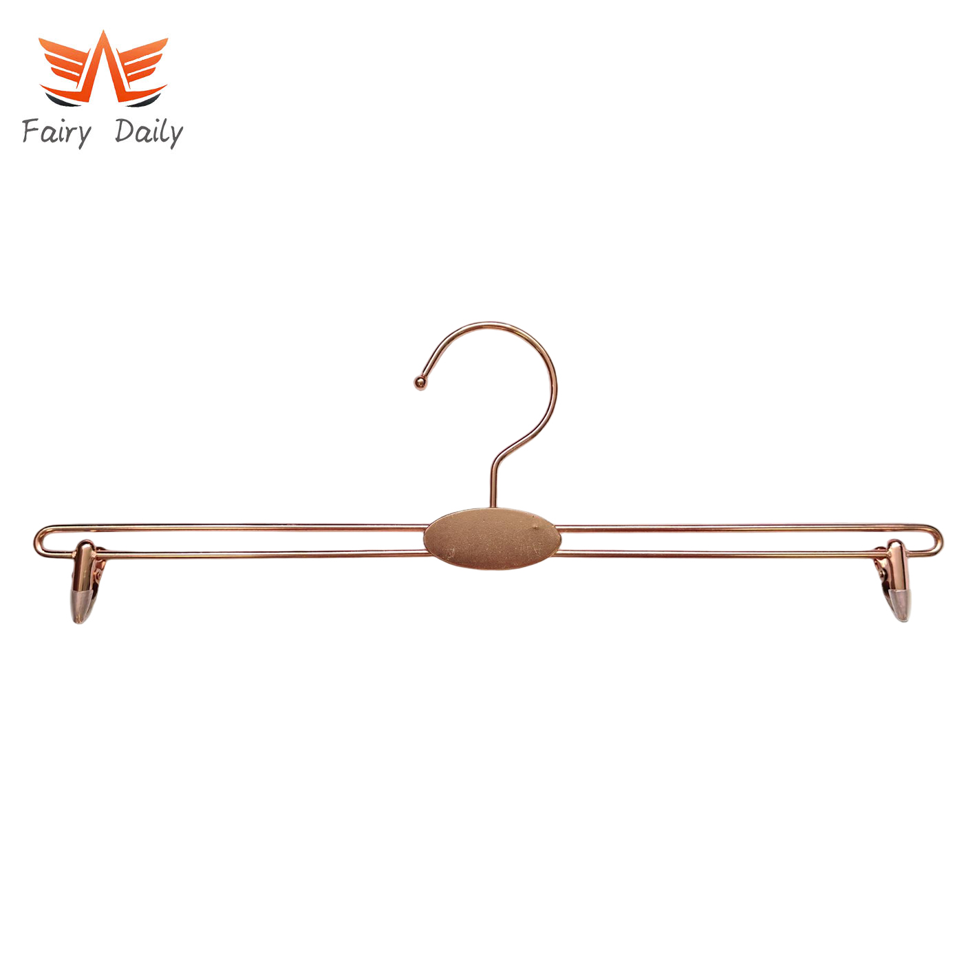 Metal Underwear Bra Hanger Durable Pants Clothes Hangers with Clips for Display