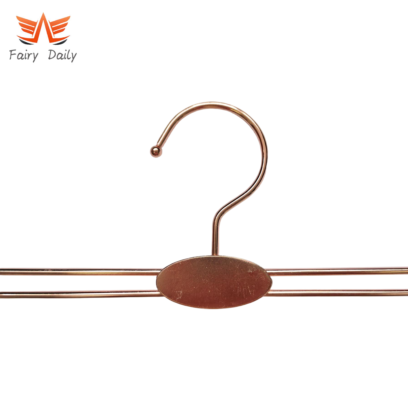 Metal Underwear Bra Hanger Durable Pants Clothes Hangers with Clips for Display